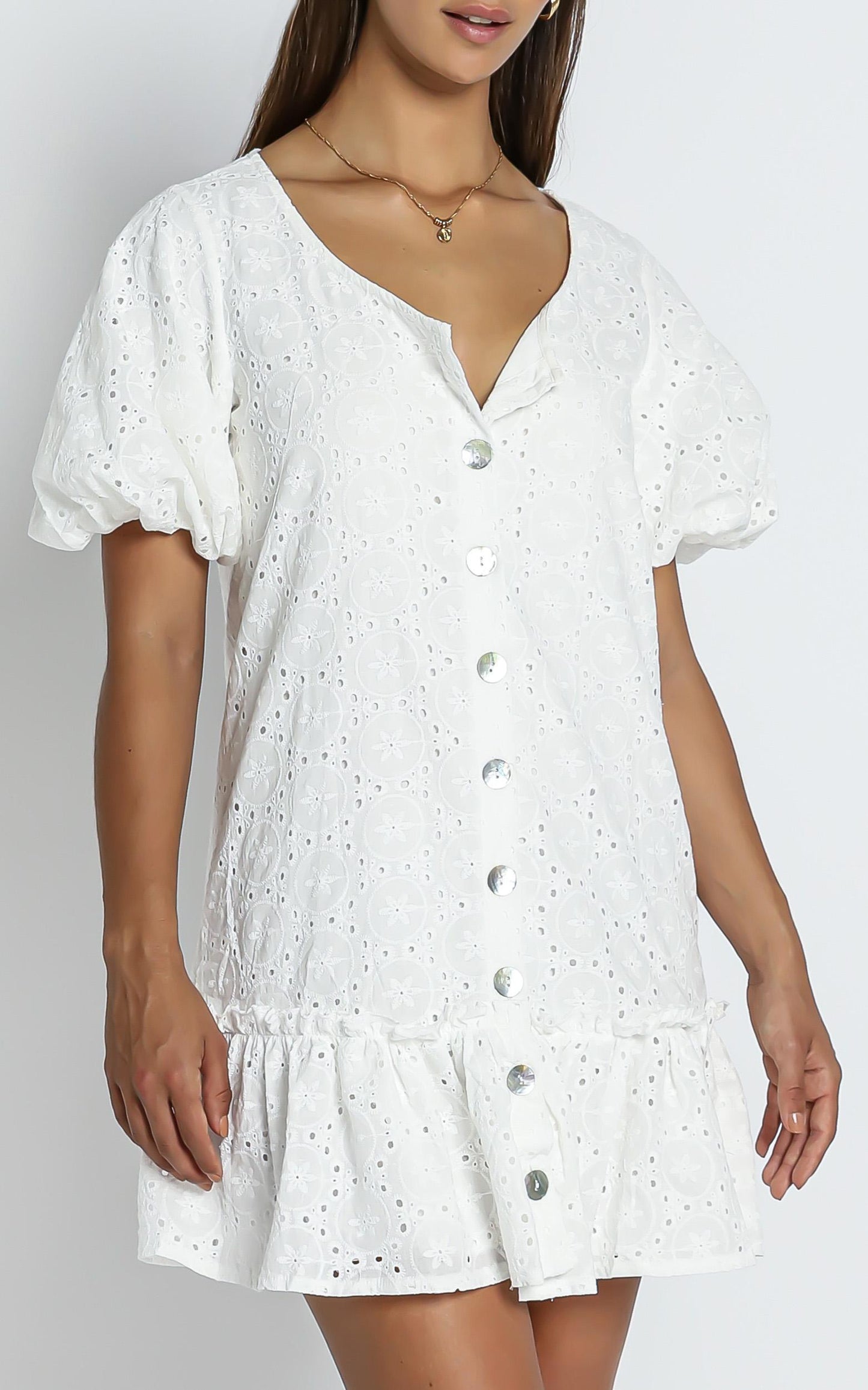 Cailyn Dress in White
