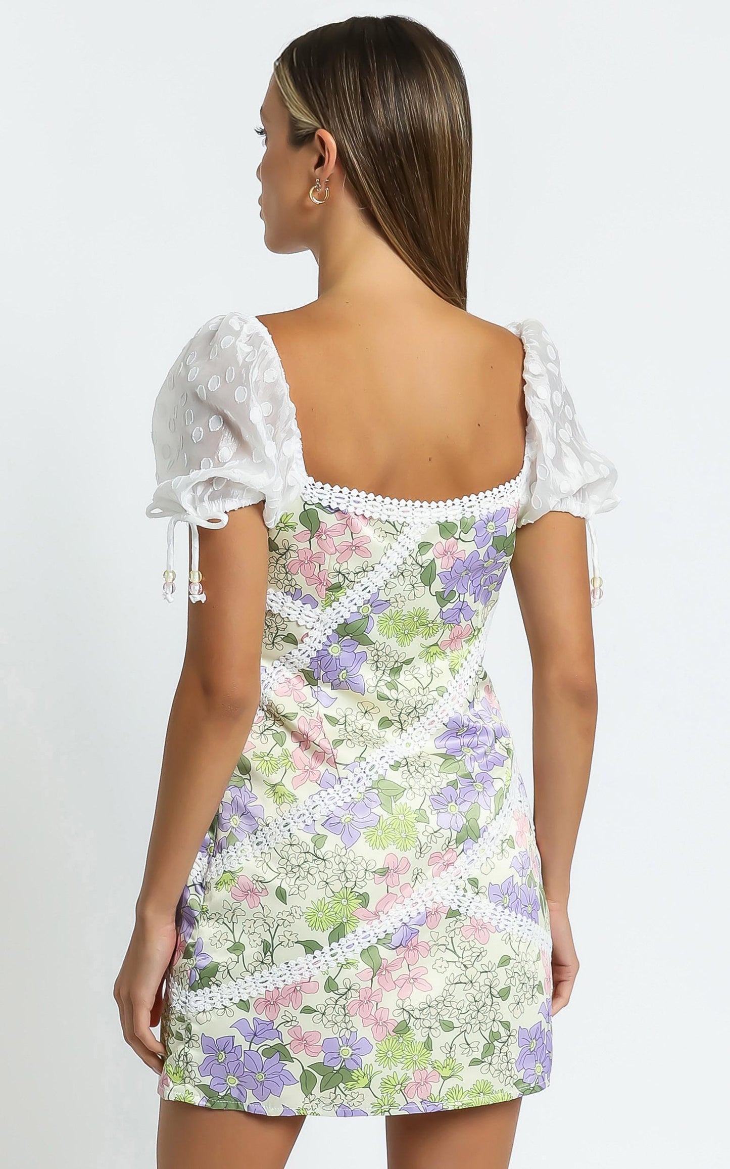Moonlight Run Dress in Garden Floral
