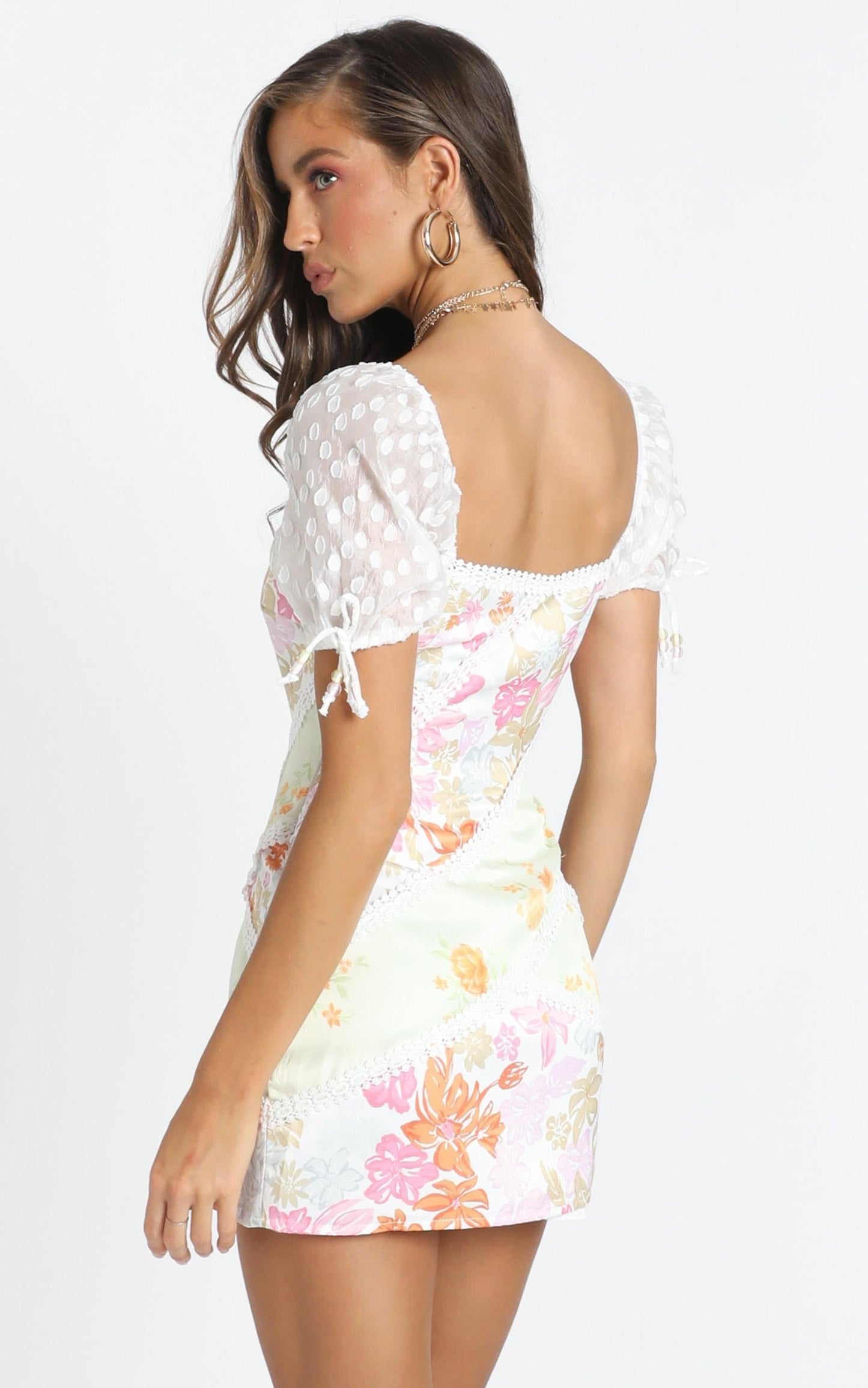 Moonlight Run Dress in Multi Floral