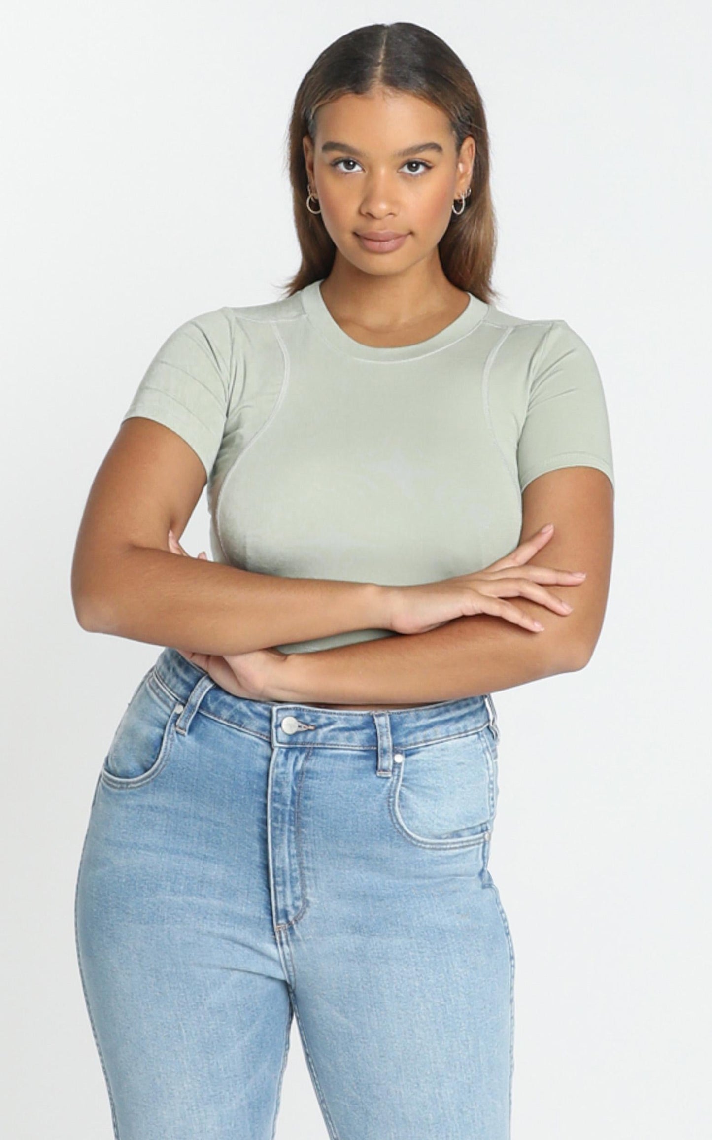 Morgan Top in Sage