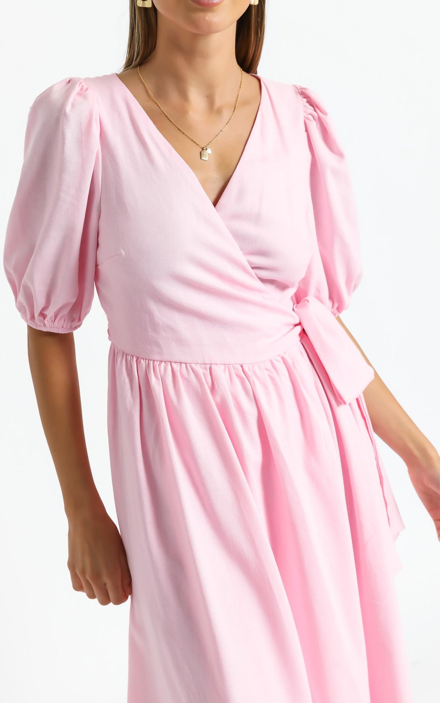Morgandy Dress in Pink