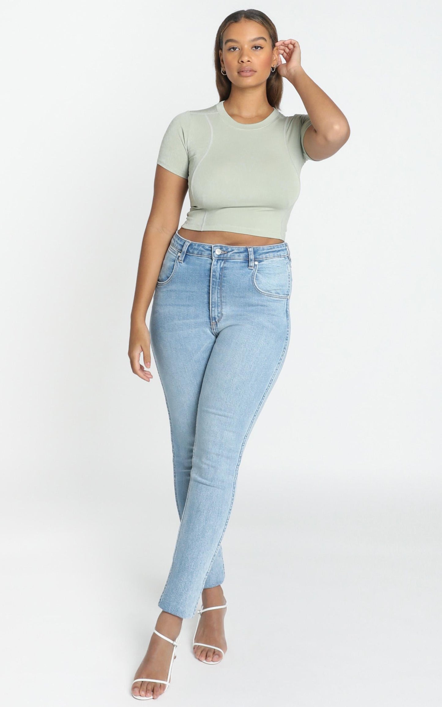 Morgan Top in Sage