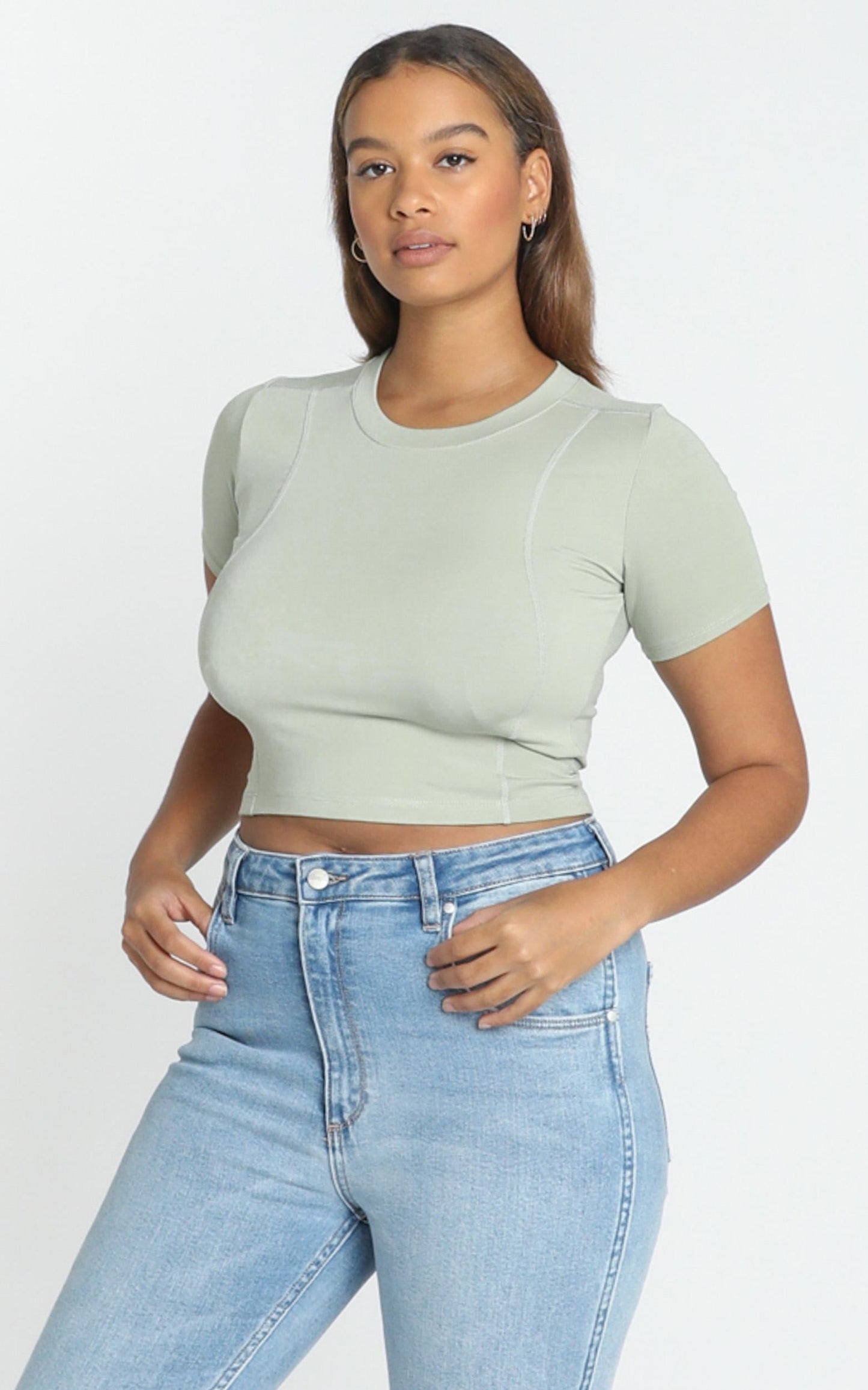 Morgan Top in Sage