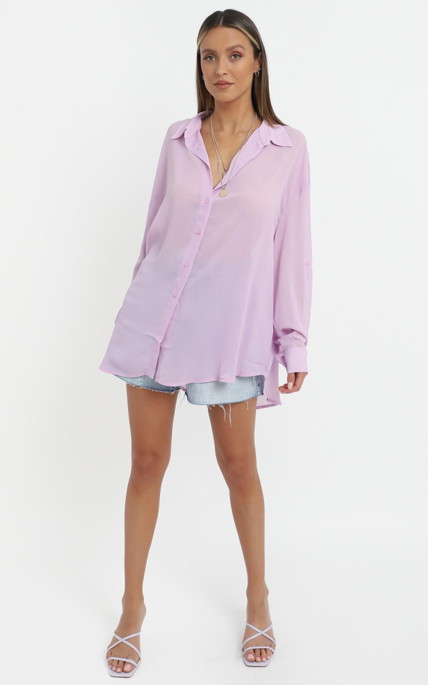 Morning Call Shirt in Lilac