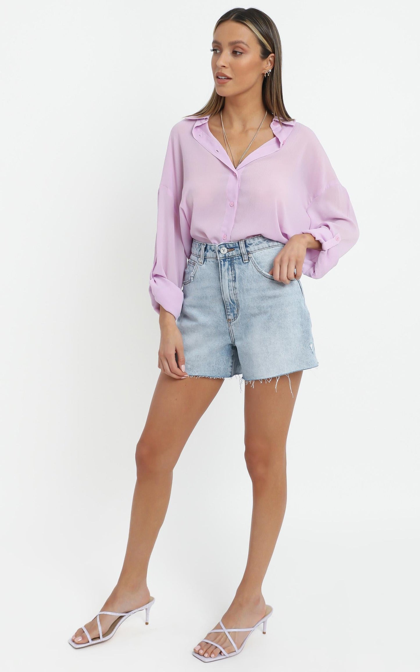 Morning Call Shirt in Lilac
