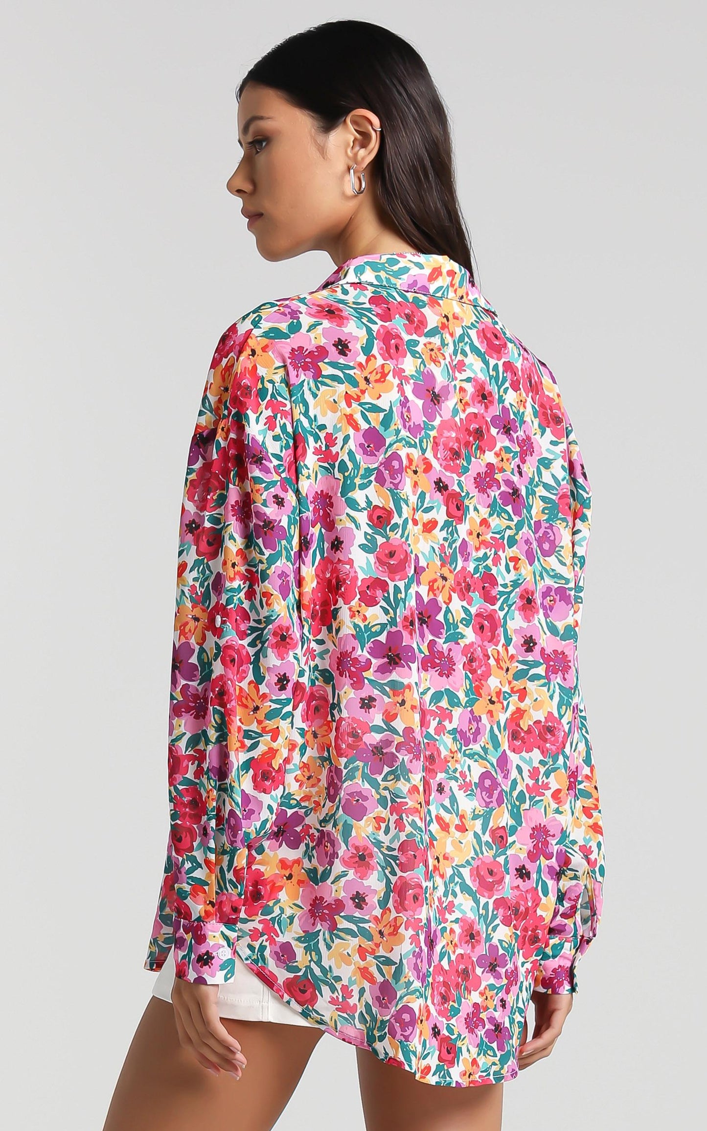 Morning Call Shirt in Packed Floral