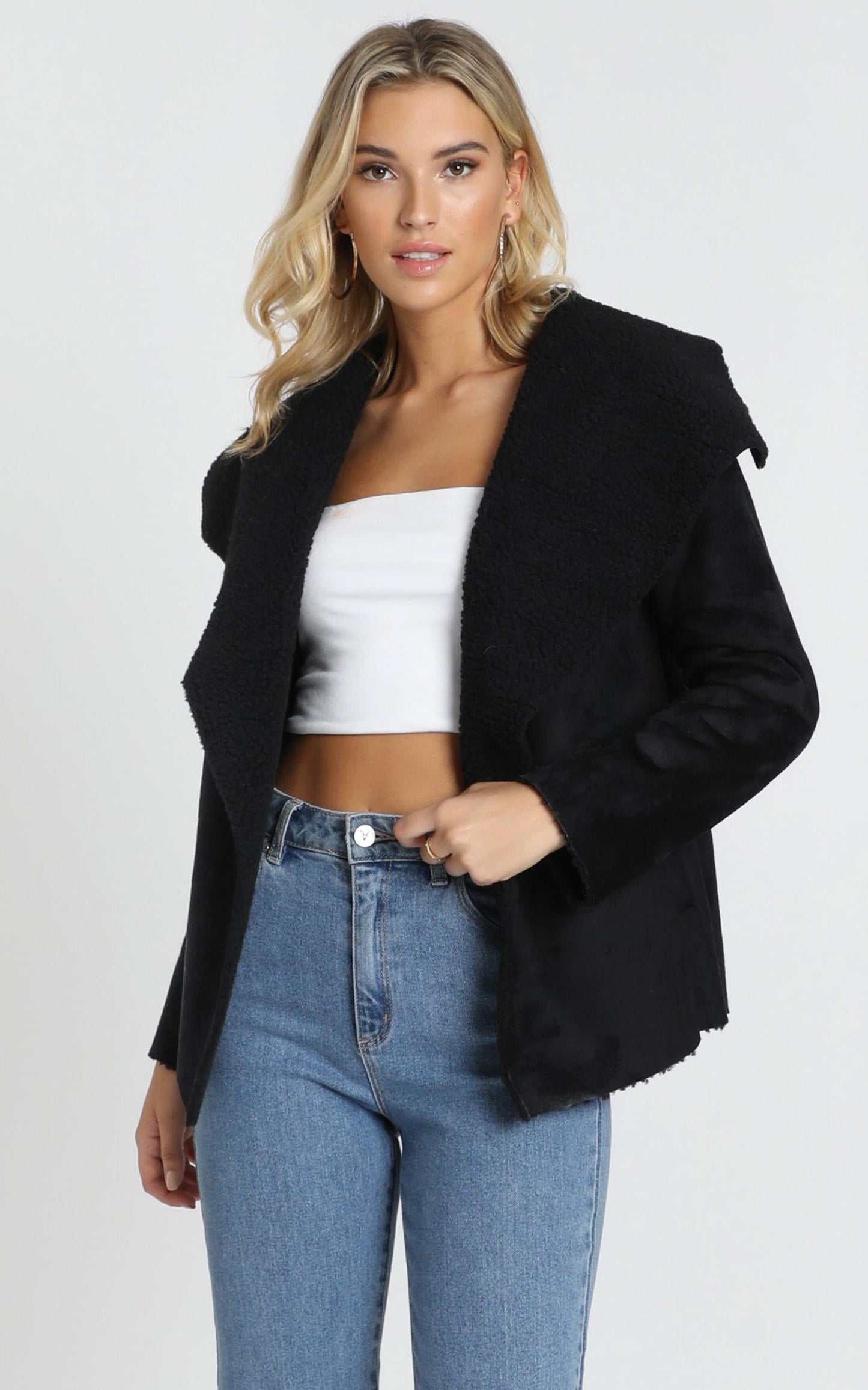 Mornings End Coat In Black