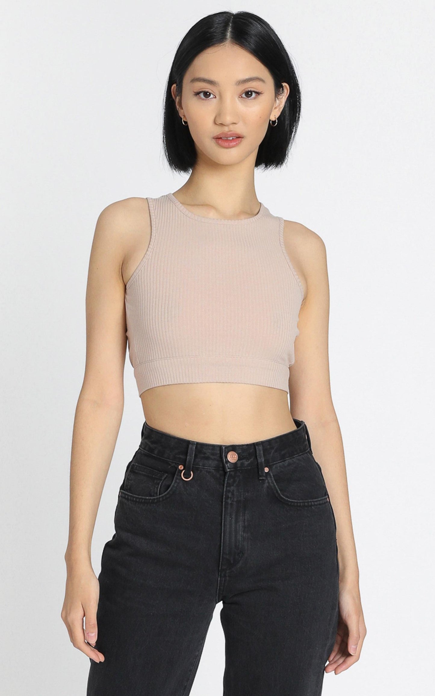 Nolan Tank in Tan