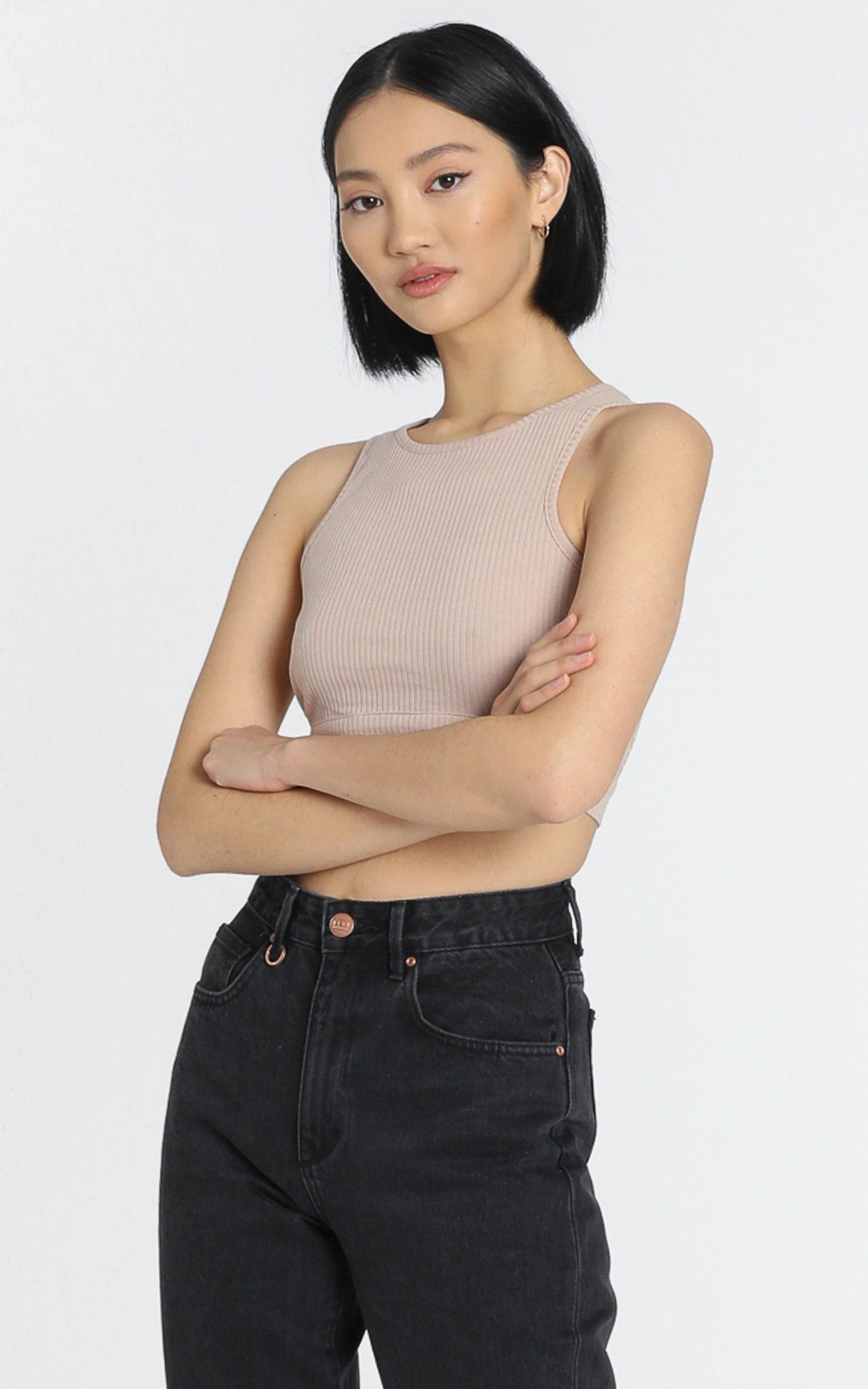 Nolan Tank in Tan