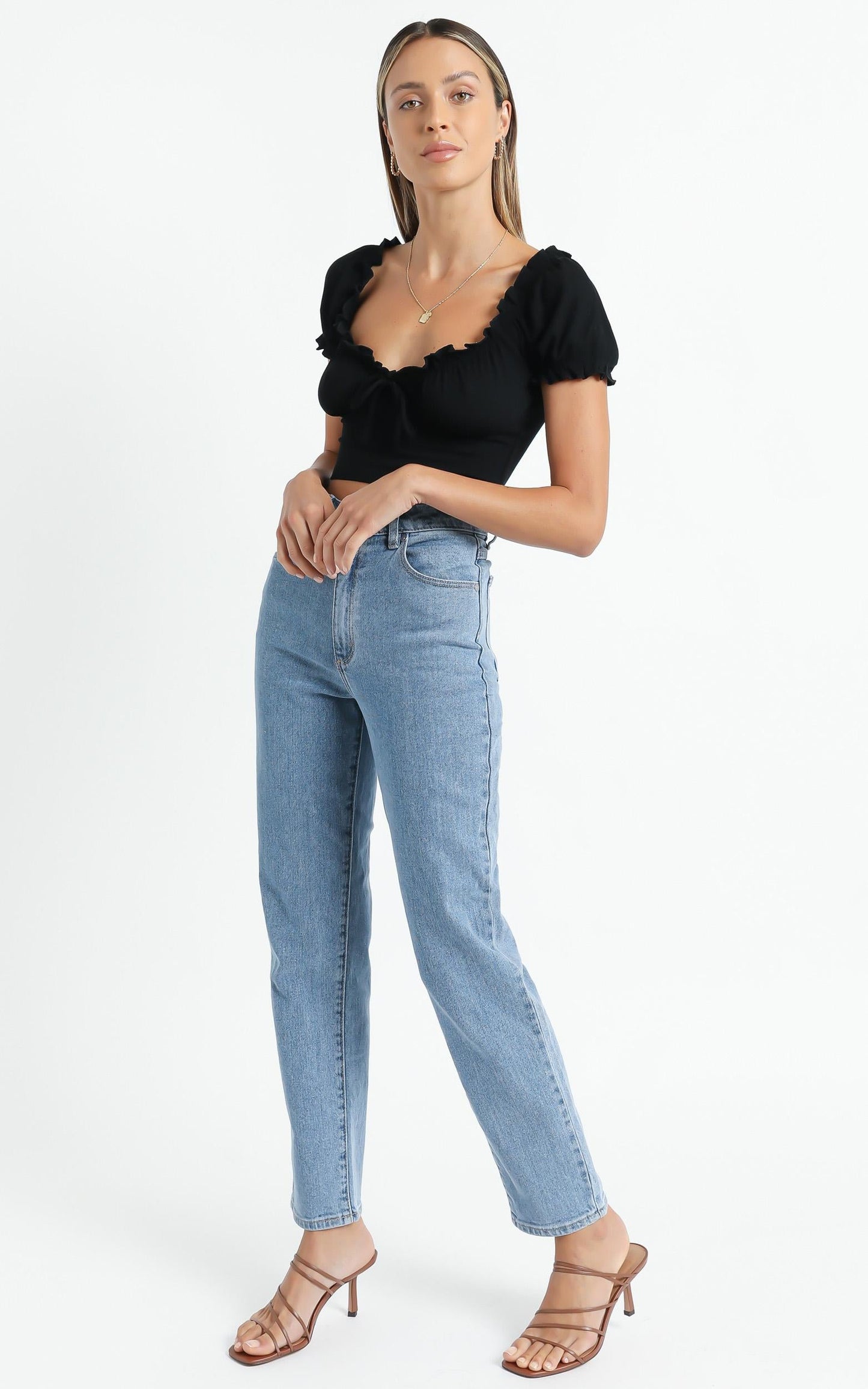 Parsons Top in Black