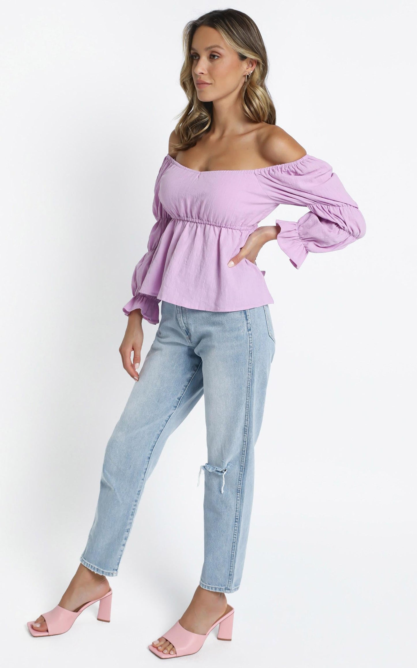 Mullins Top in Lilac