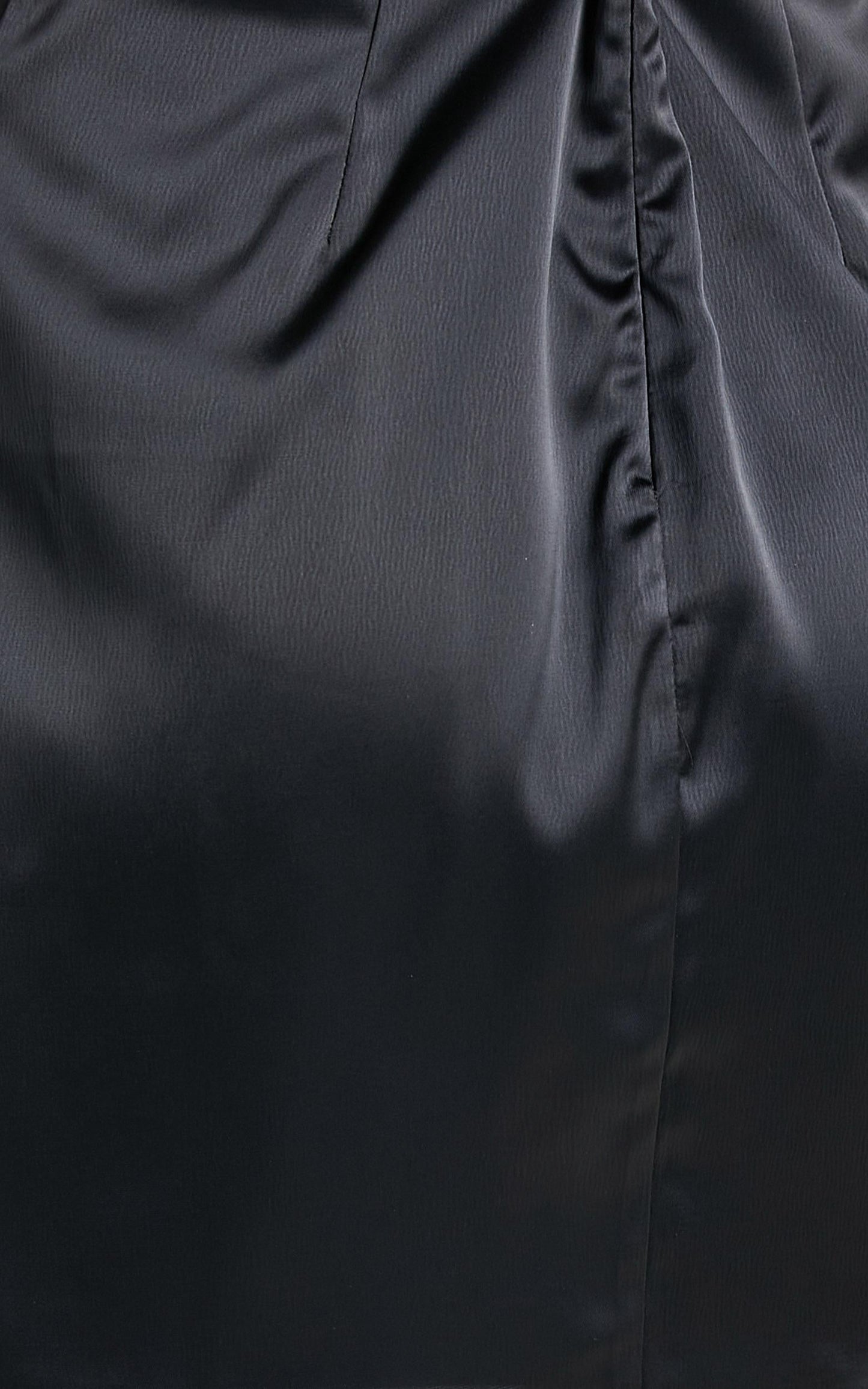 My Love Is Yours Dress in Black Satin