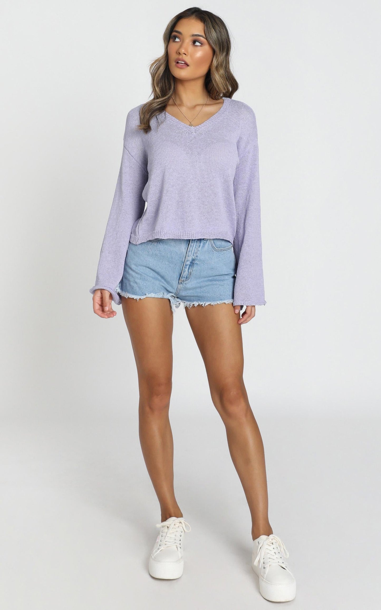 My Signature Knit In Lilac