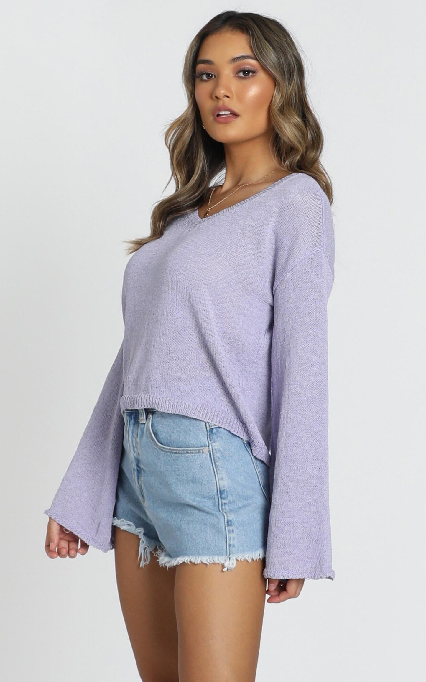 My Signature Knit In Lilac