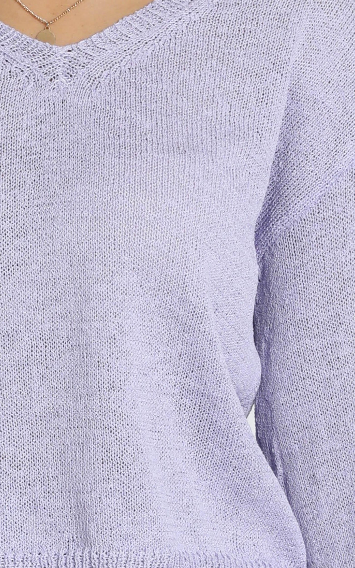 My Signature Knit In Lilac