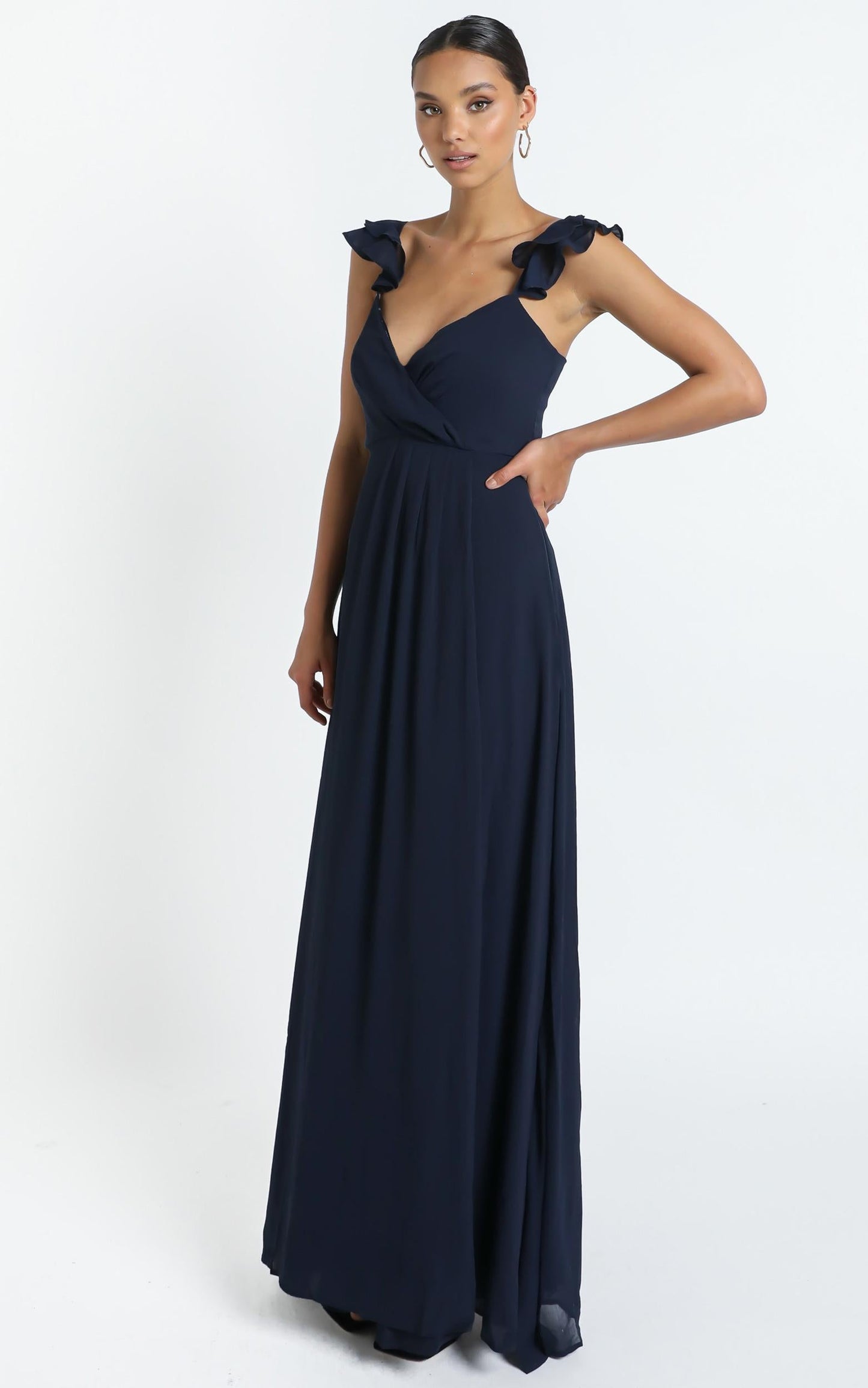Wrap Your Troubles In Dreams Dress In Navy
