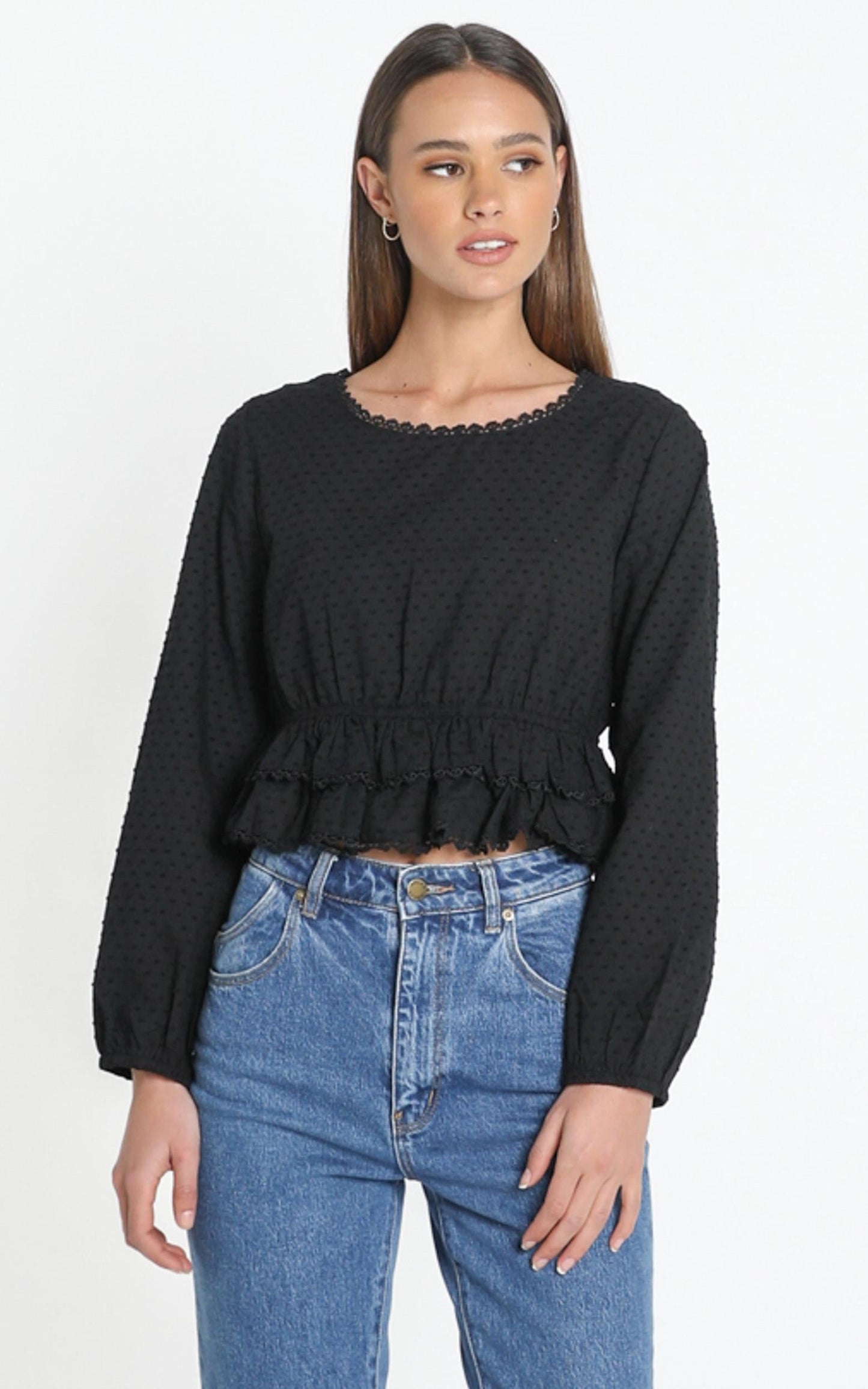Maire Top in Black