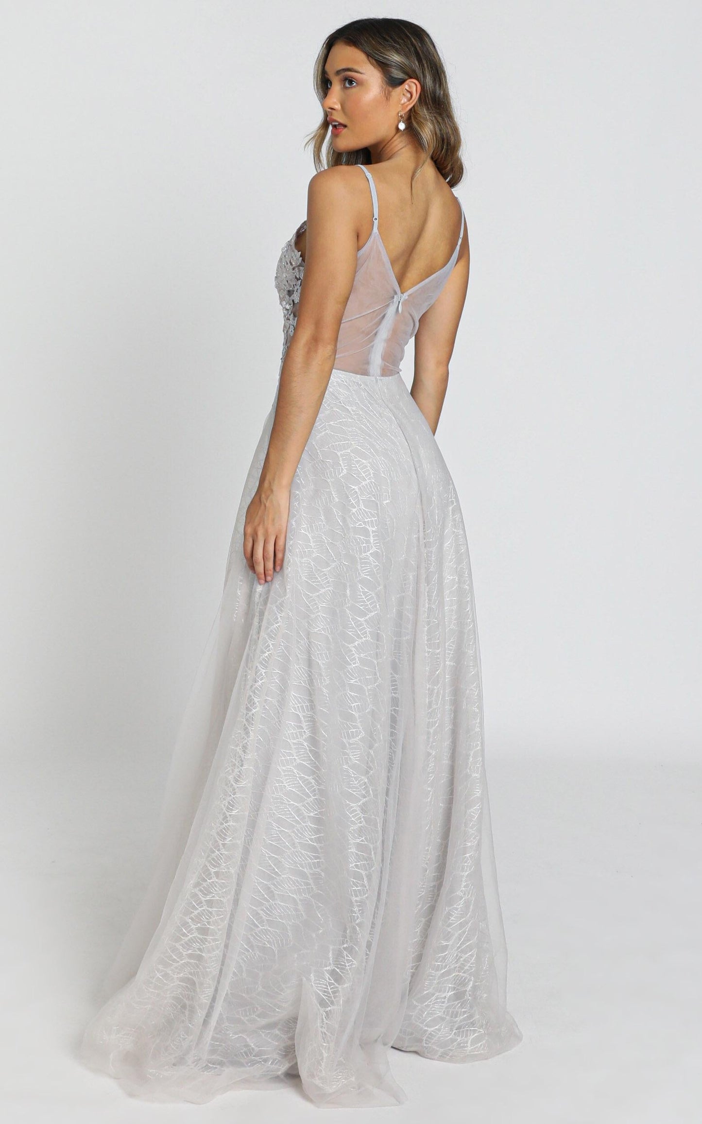 Nashville Dress in ice grey