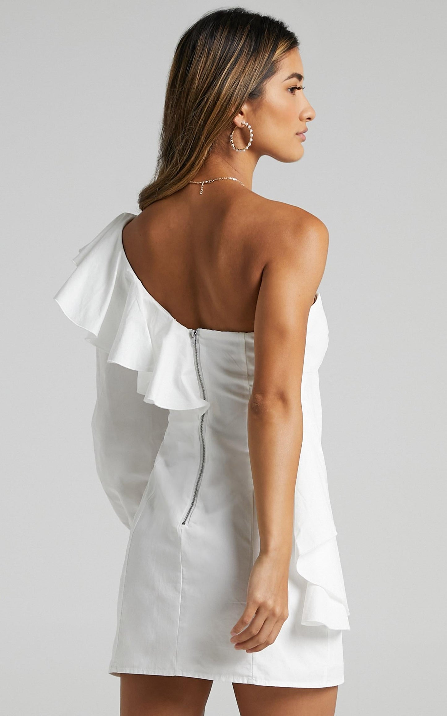 Nathaira Dress in White