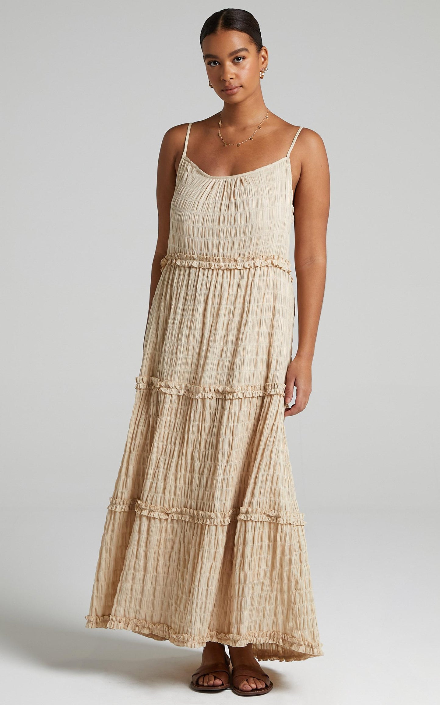 Coastal Breeze Dress in Natural
