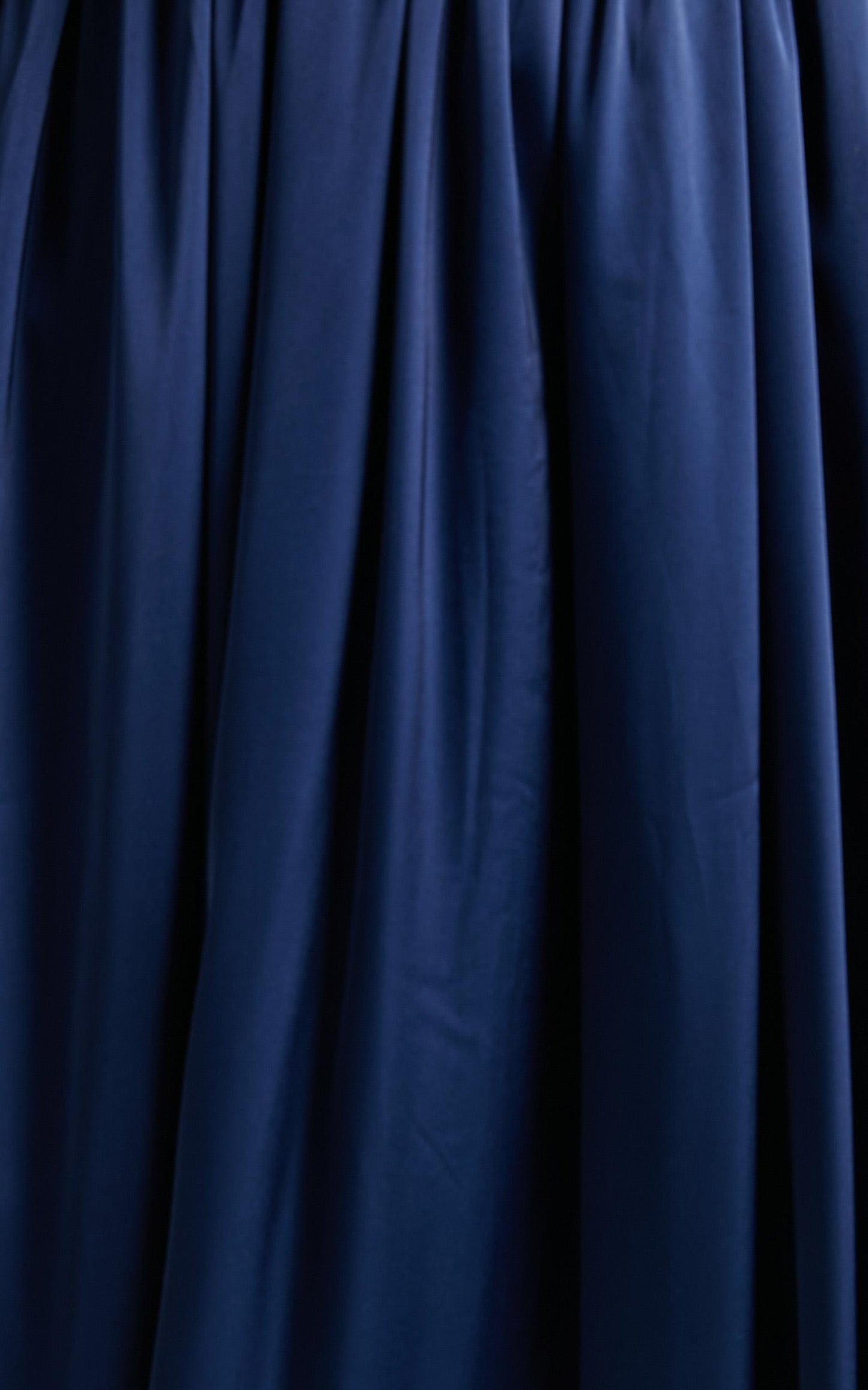 I Want The World To Know Dress in Navy Satin