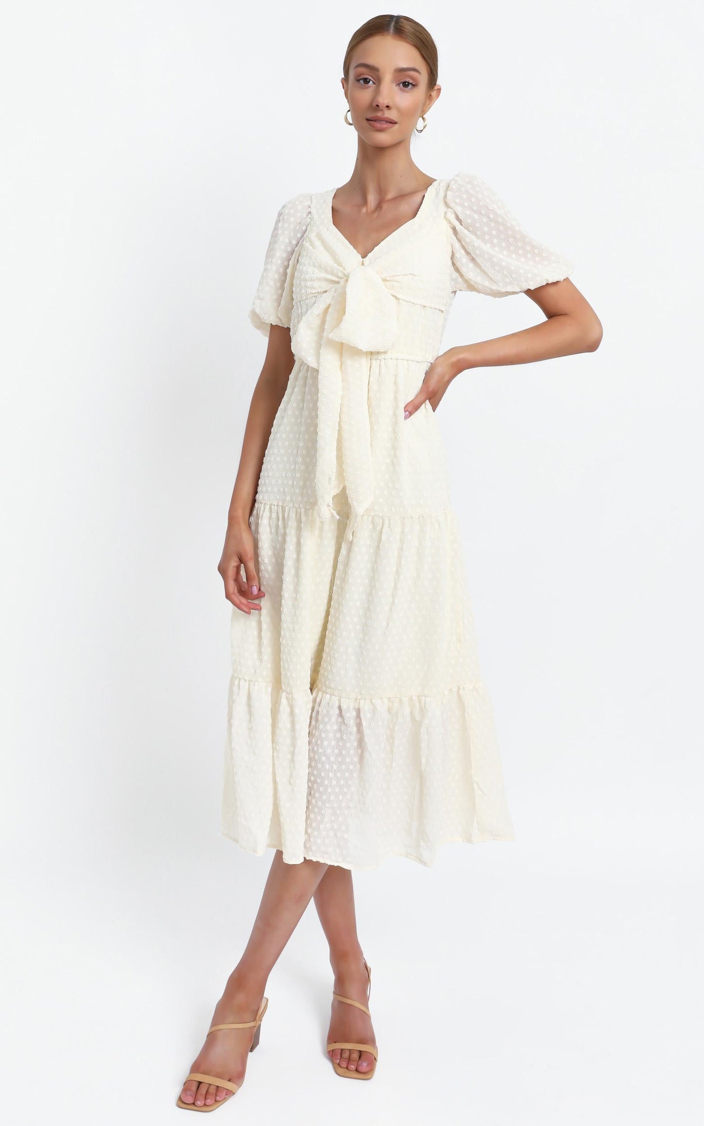 Neive Dress in Cream