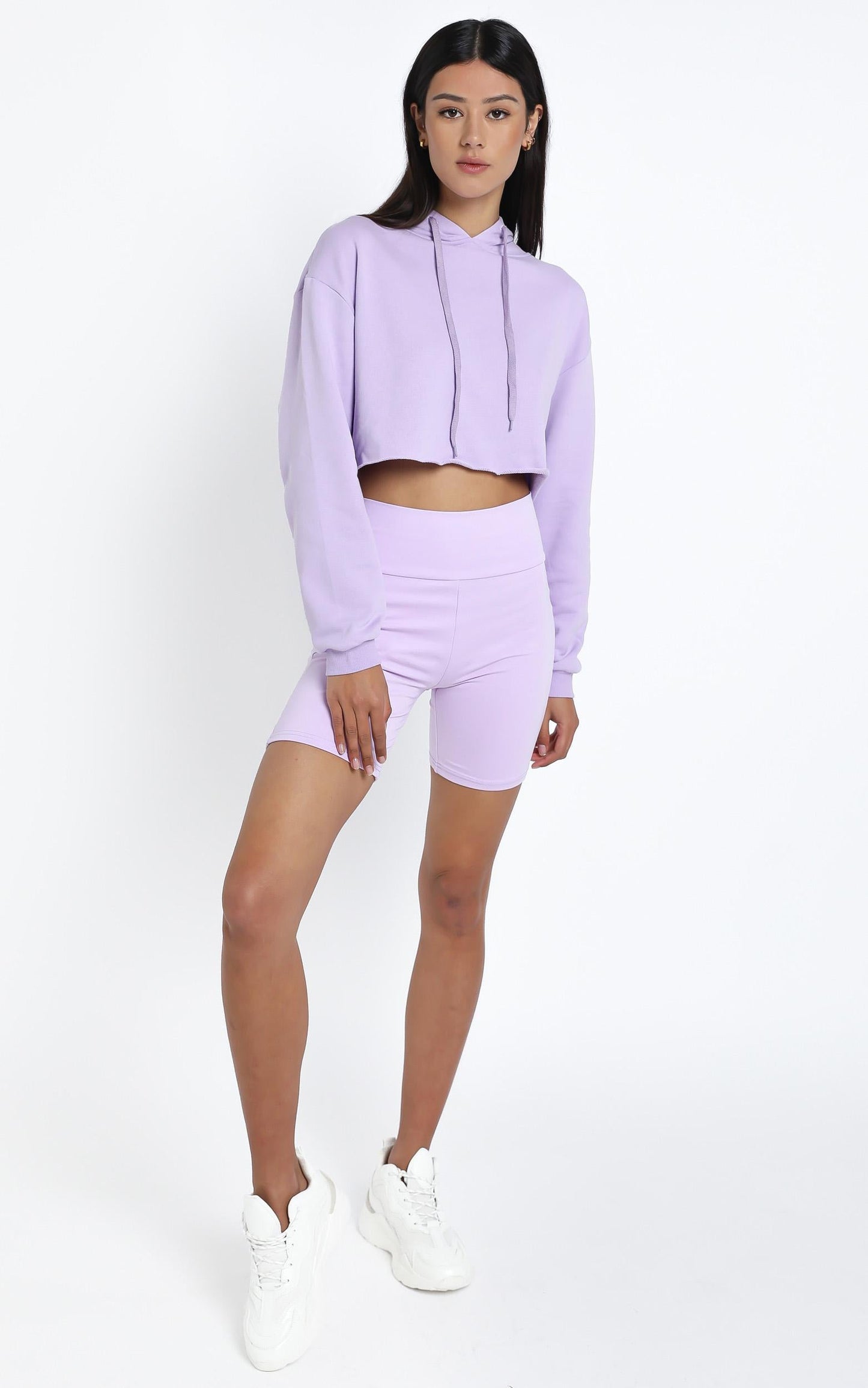 Nerida Bike Shorts in Lilac