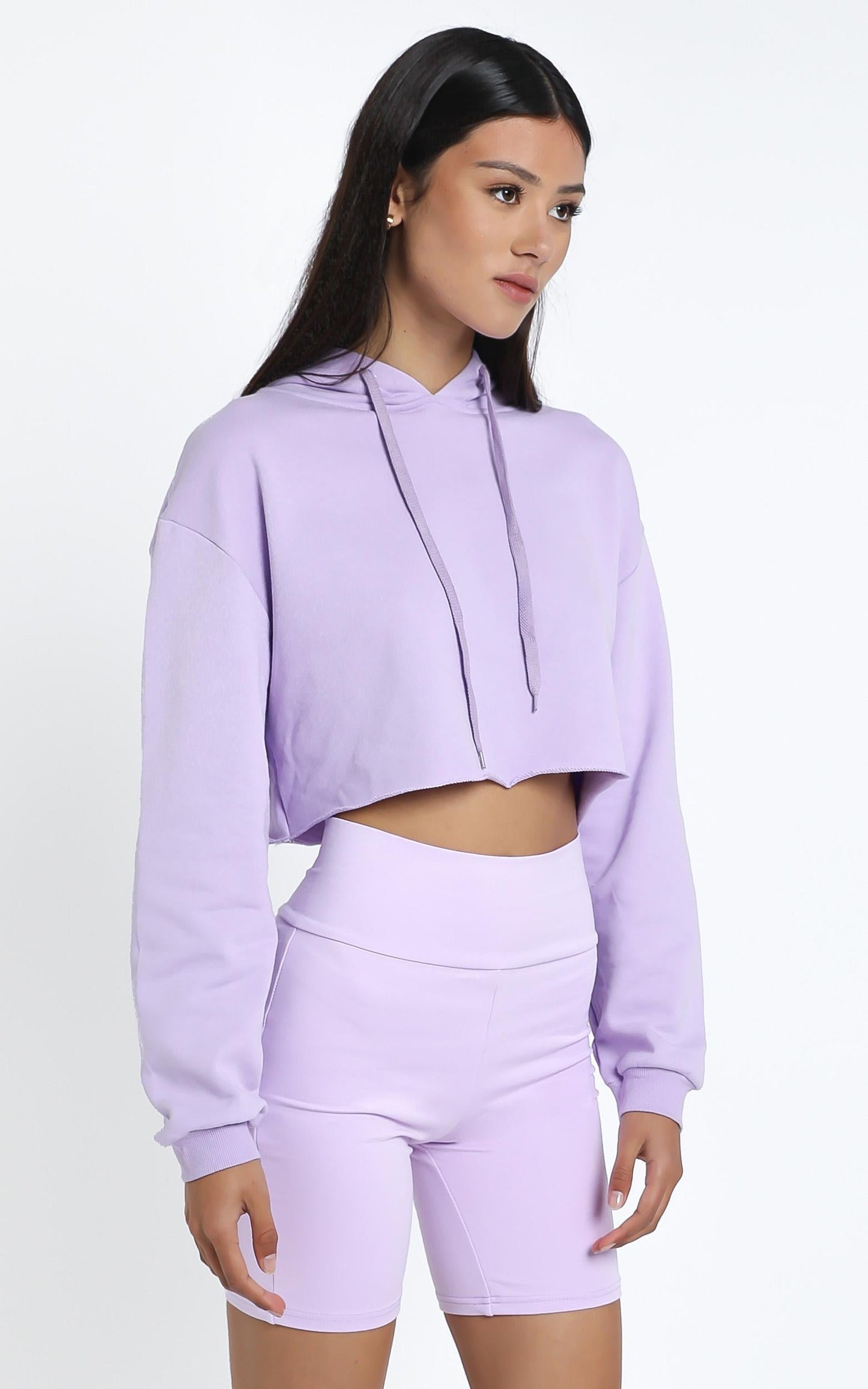 Nerida Bike Shorts in Lilac