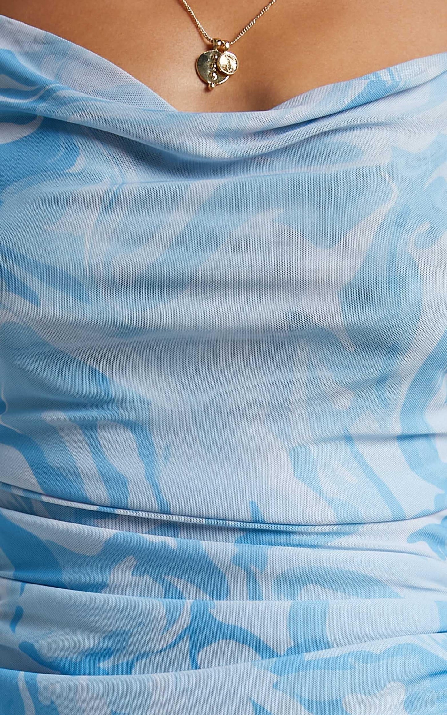 Nester Dress in Blue Marble
