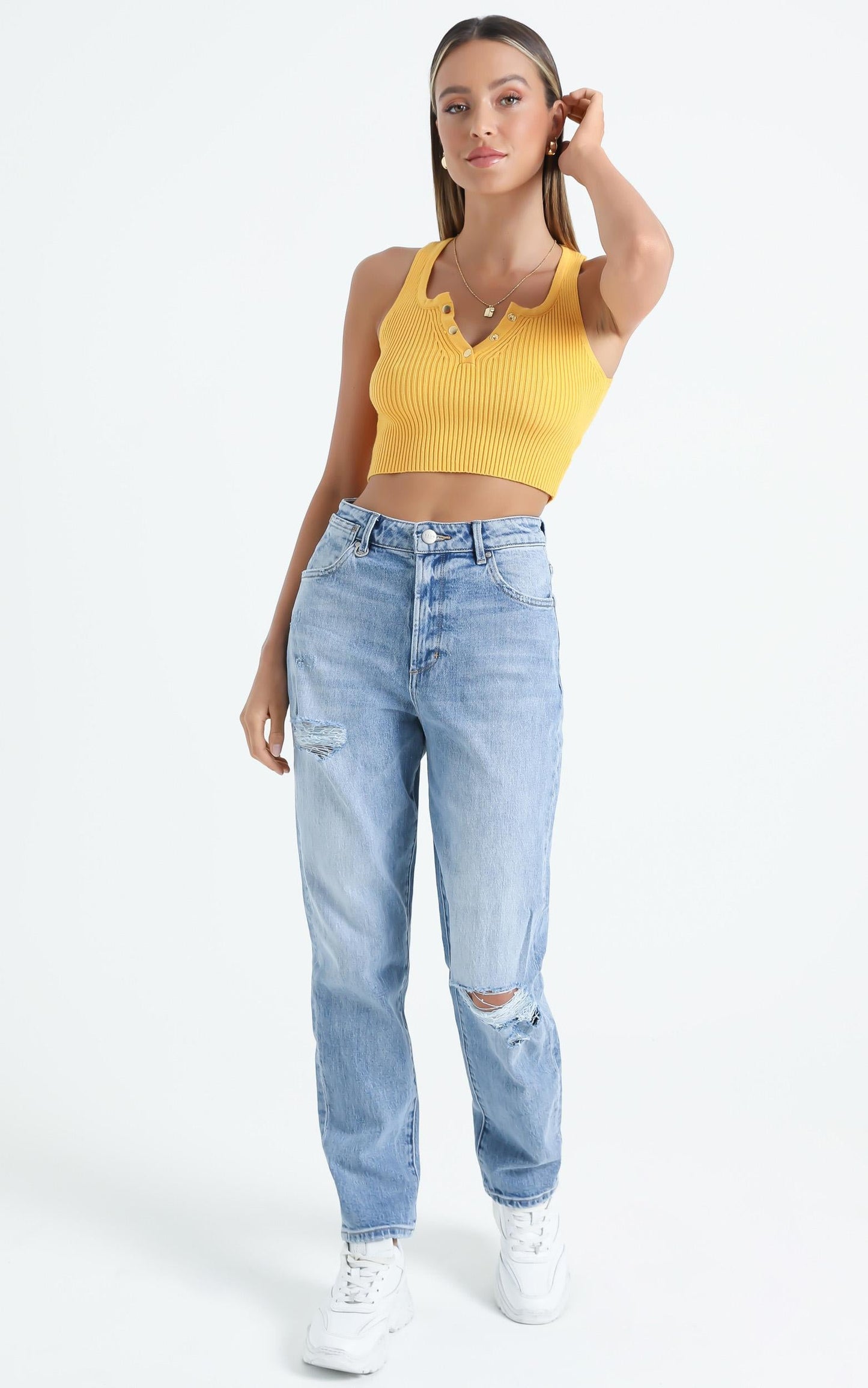 Neuw - Stella Tapered Rip Jean in Matrix