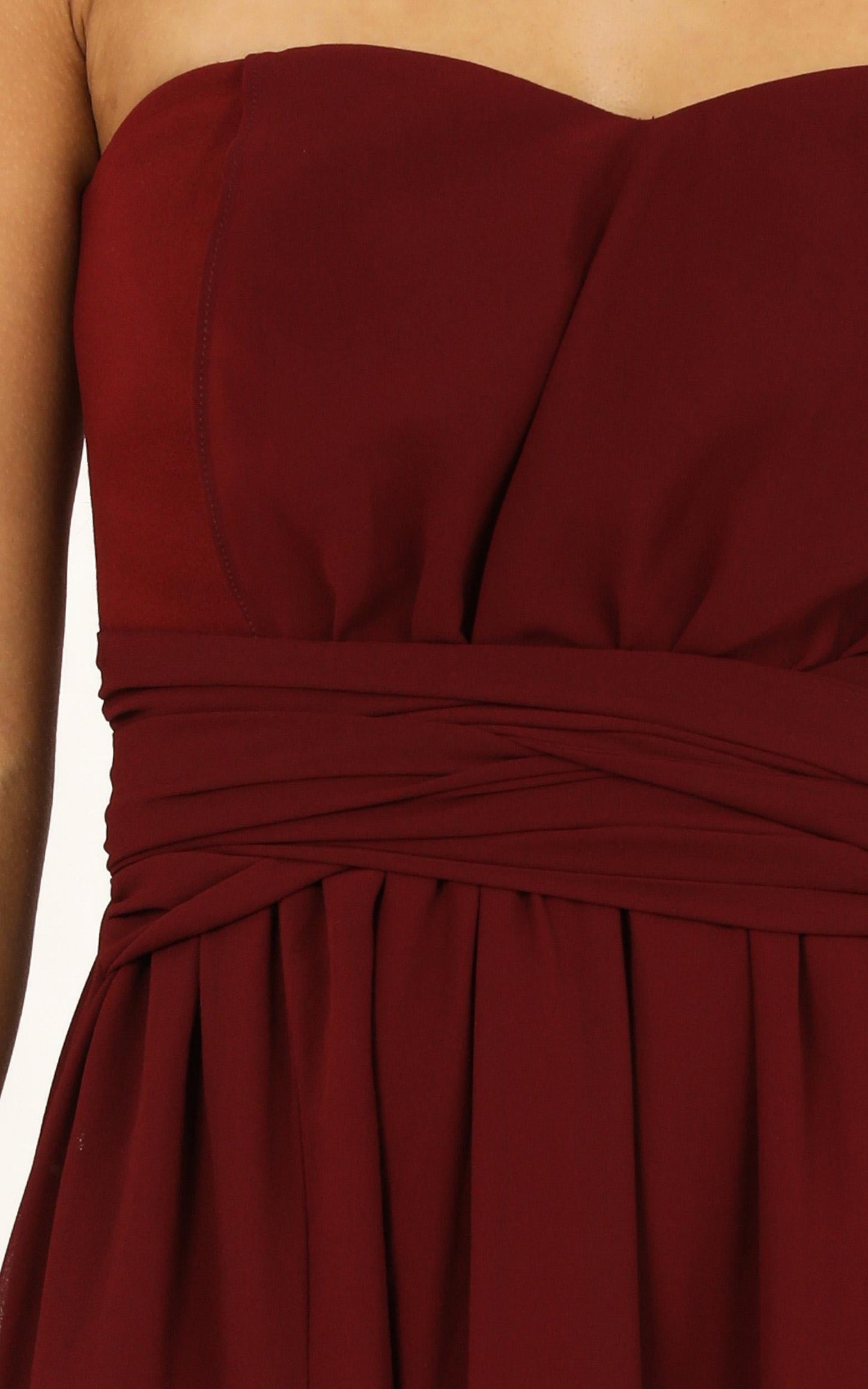 Never Tied Down Dress In Wine
