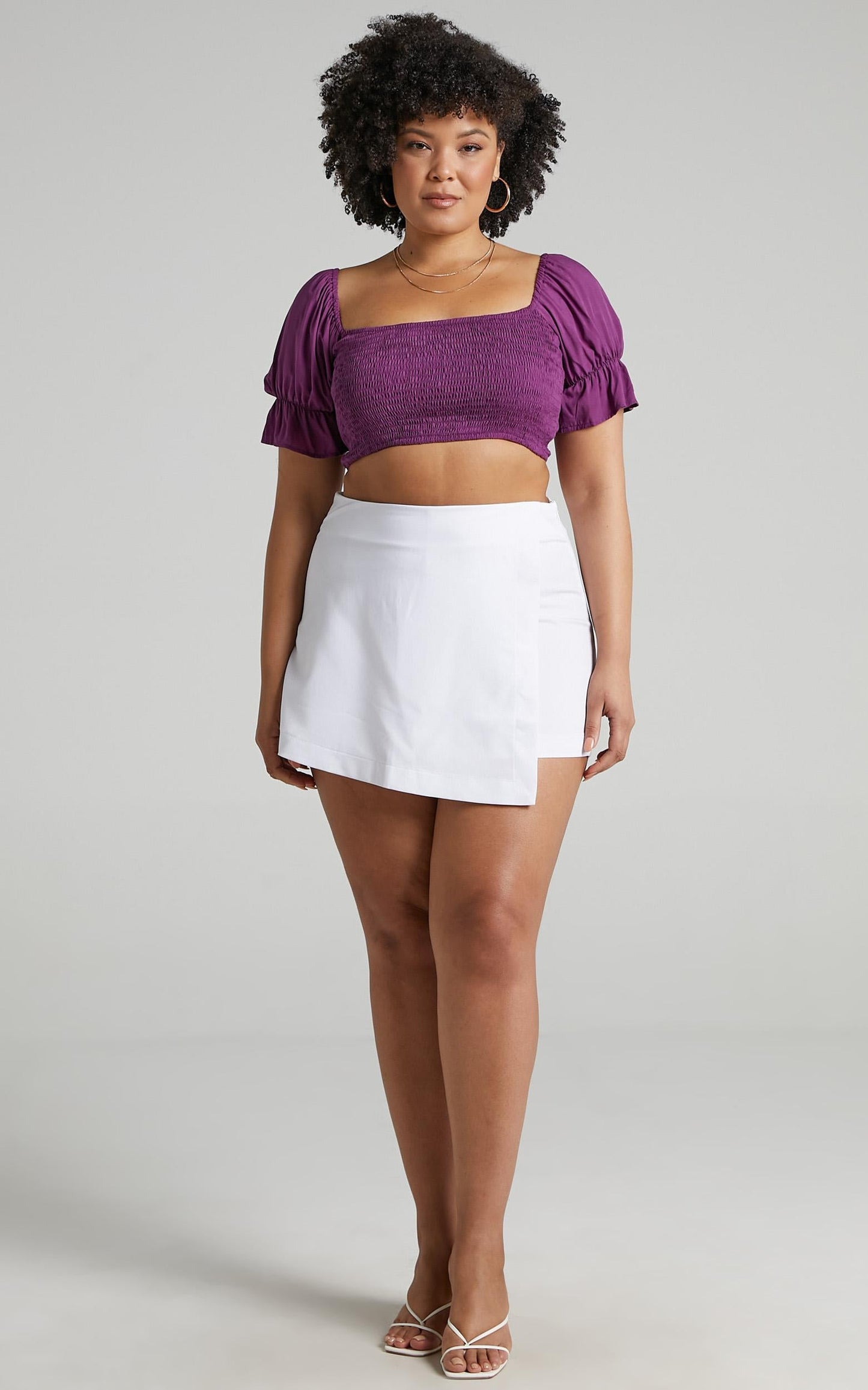 Never Let You Go Skort in White