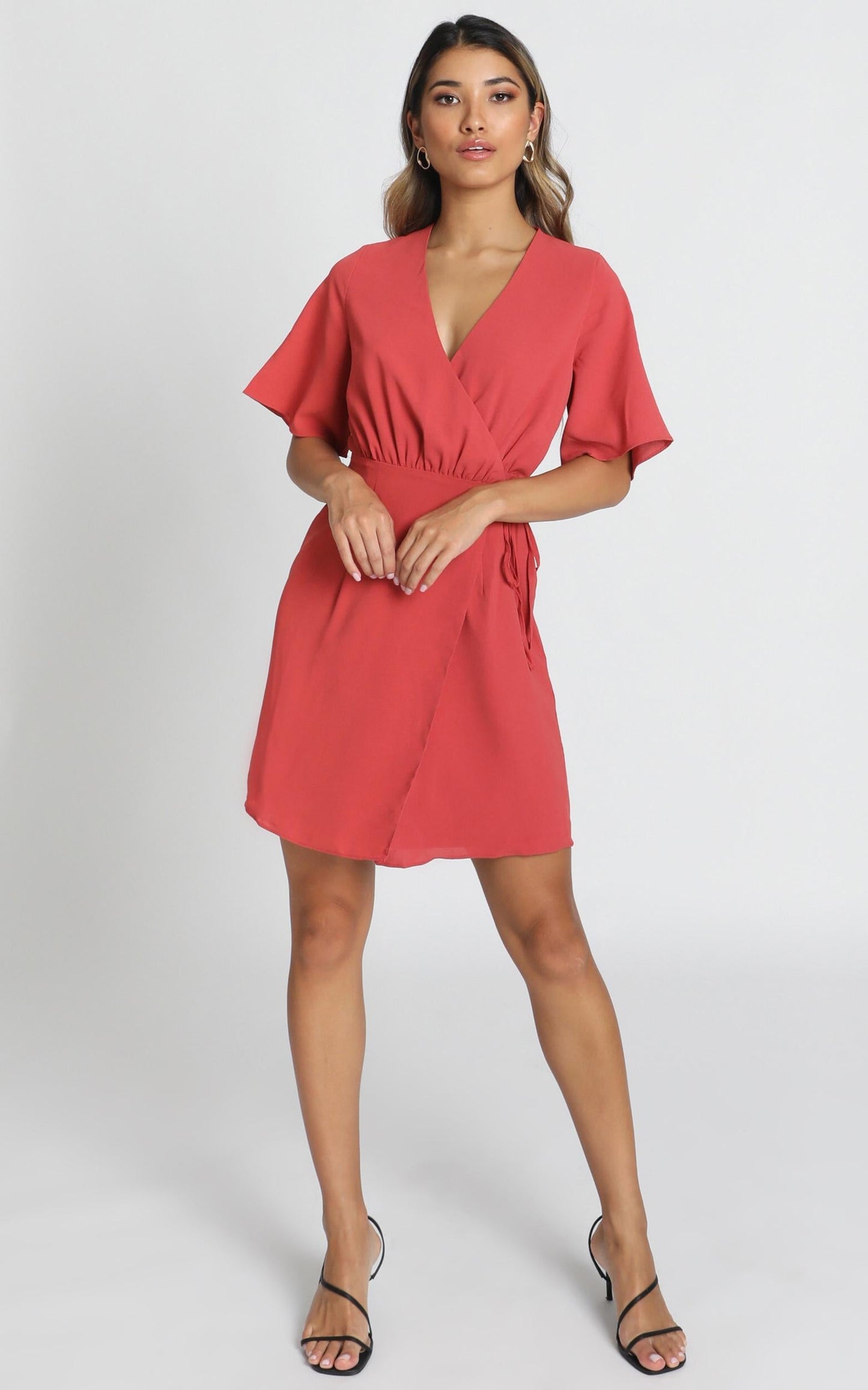 New Memo Dress In Dusty Rose
