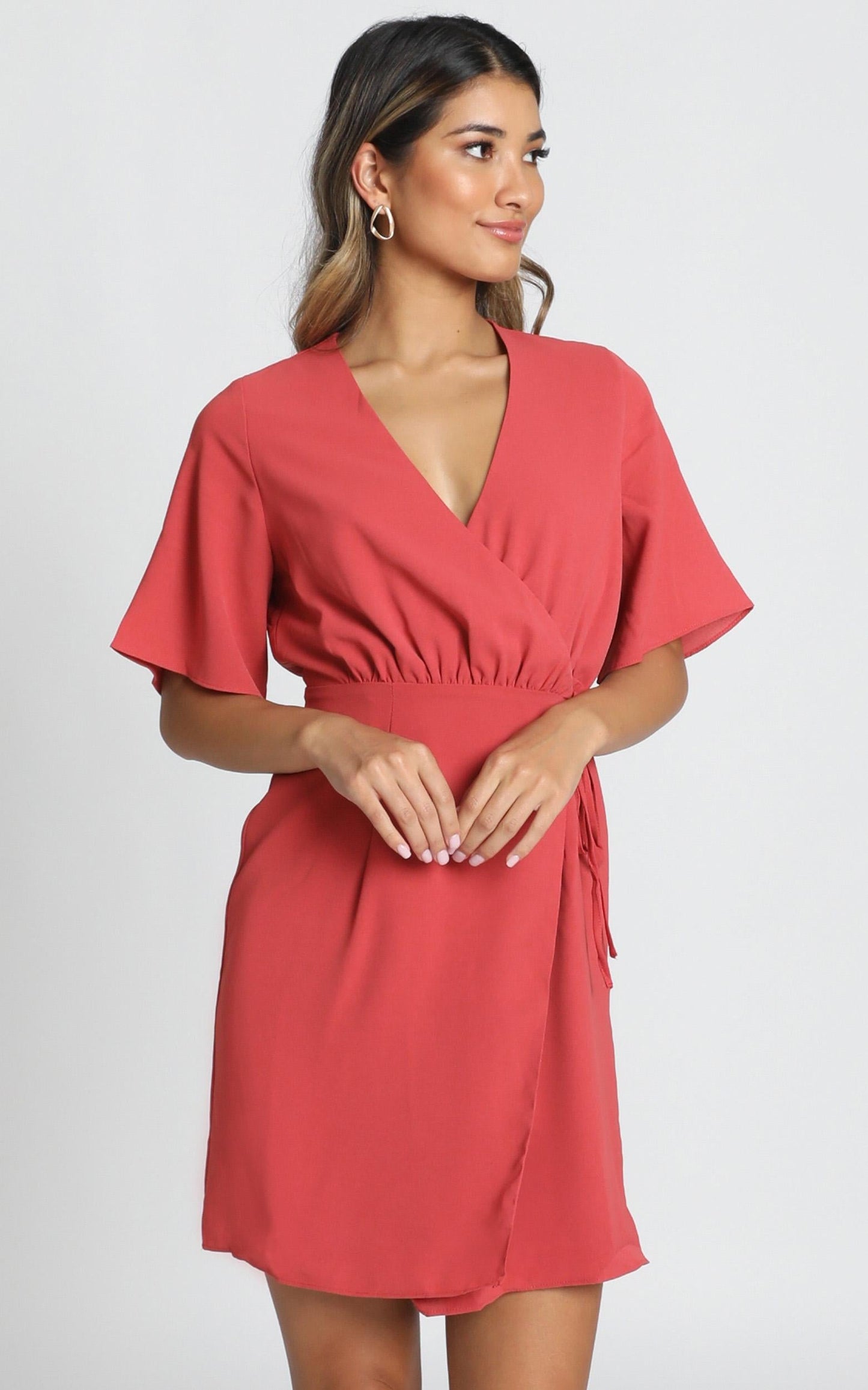 New Memo Dress In Dusty Rose