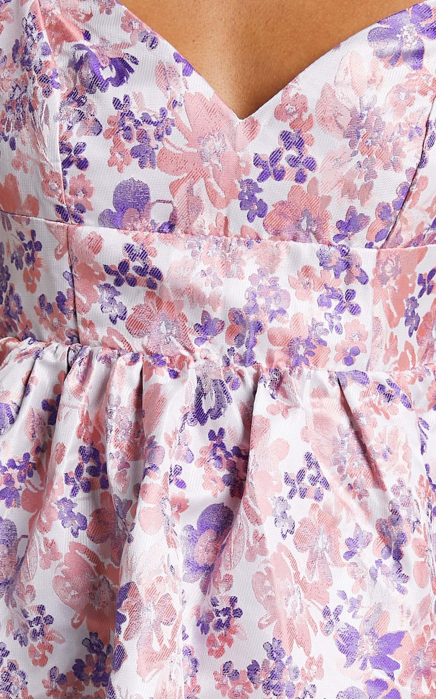 Nicolette Dress in Multi Floral