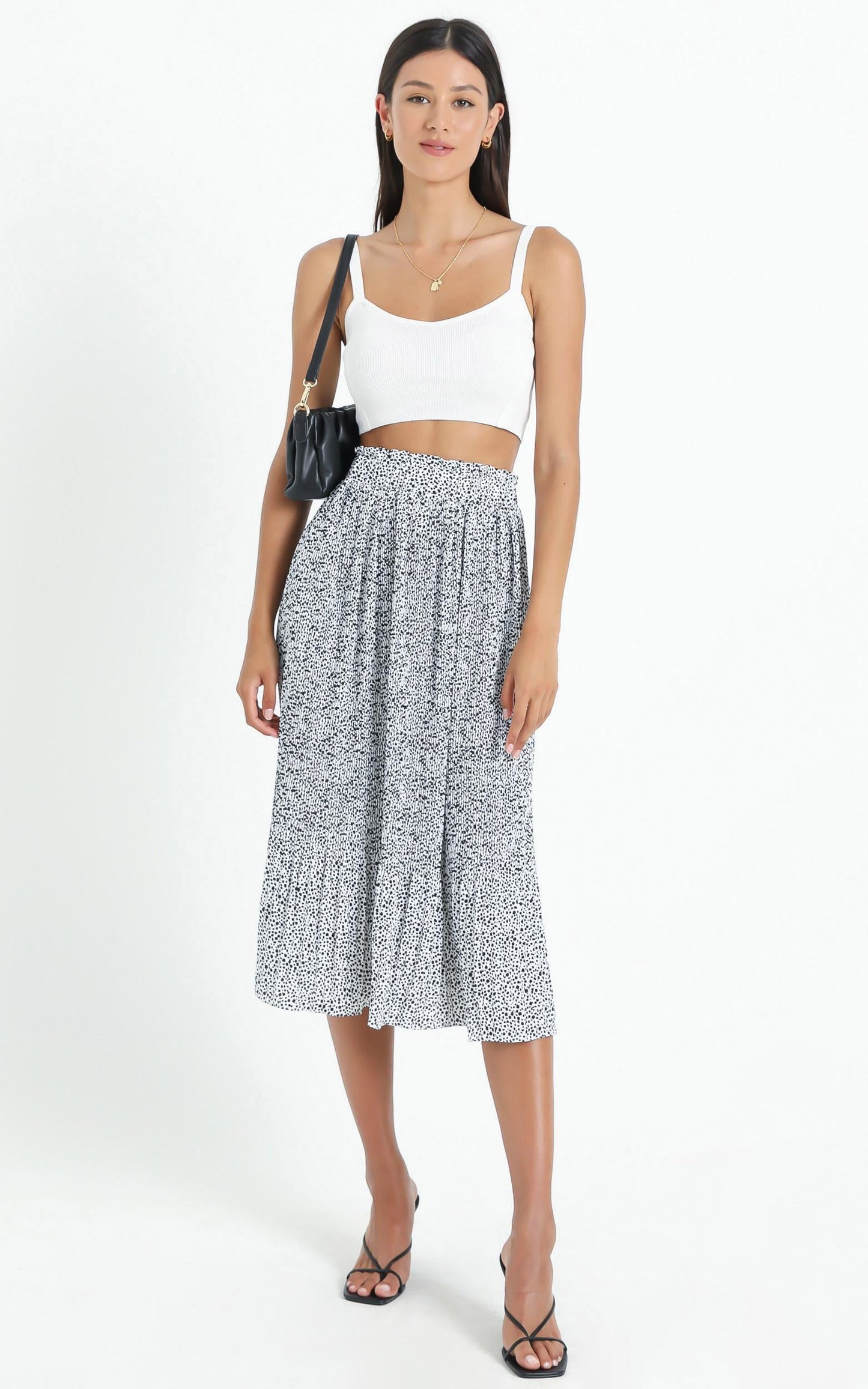 Not My Problem Skirt In Black Print