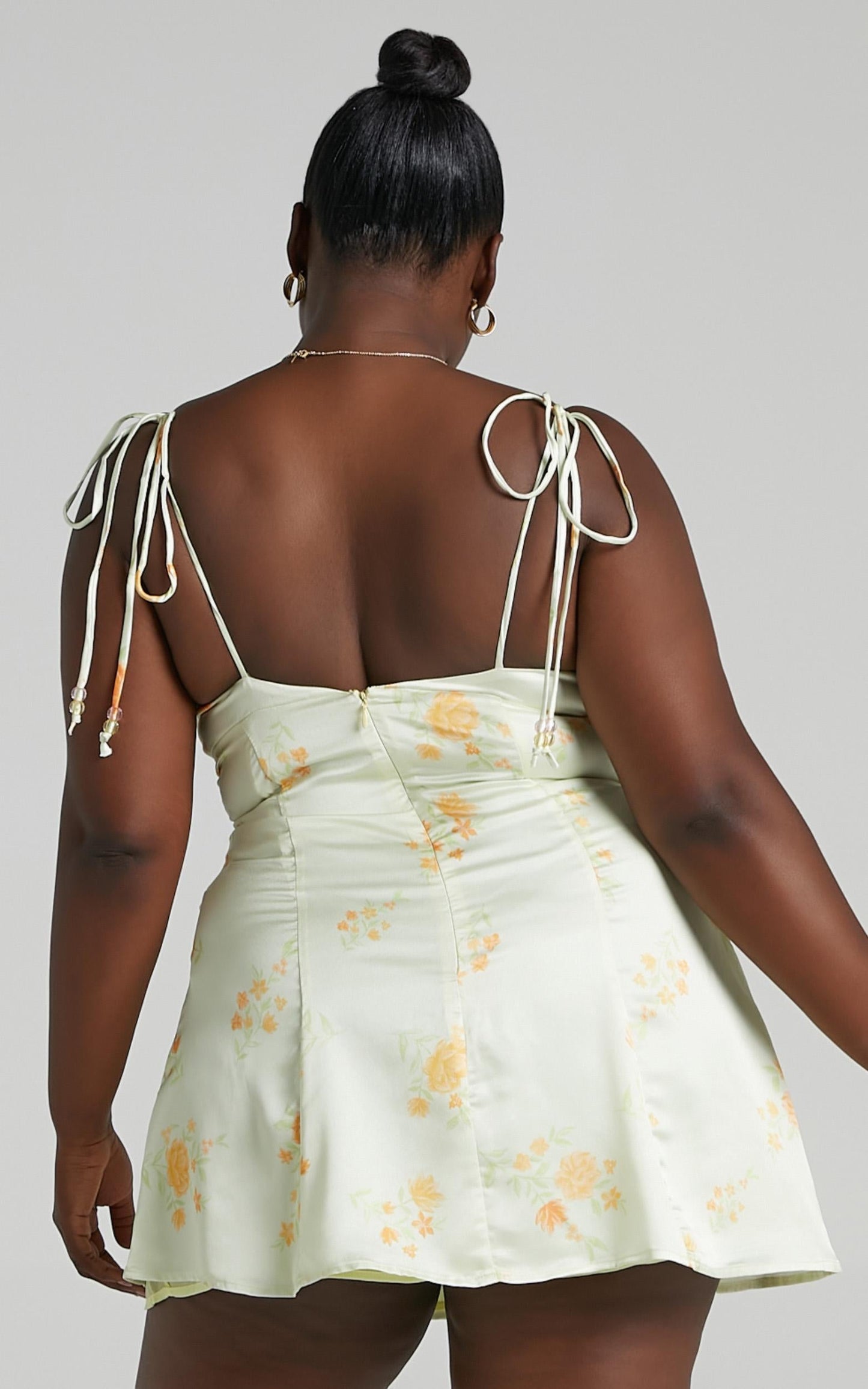 Now Im In It Dress in Yellow Floral