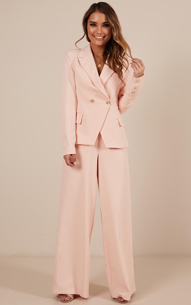 Not Just A Pretty Face Pants In Blush
