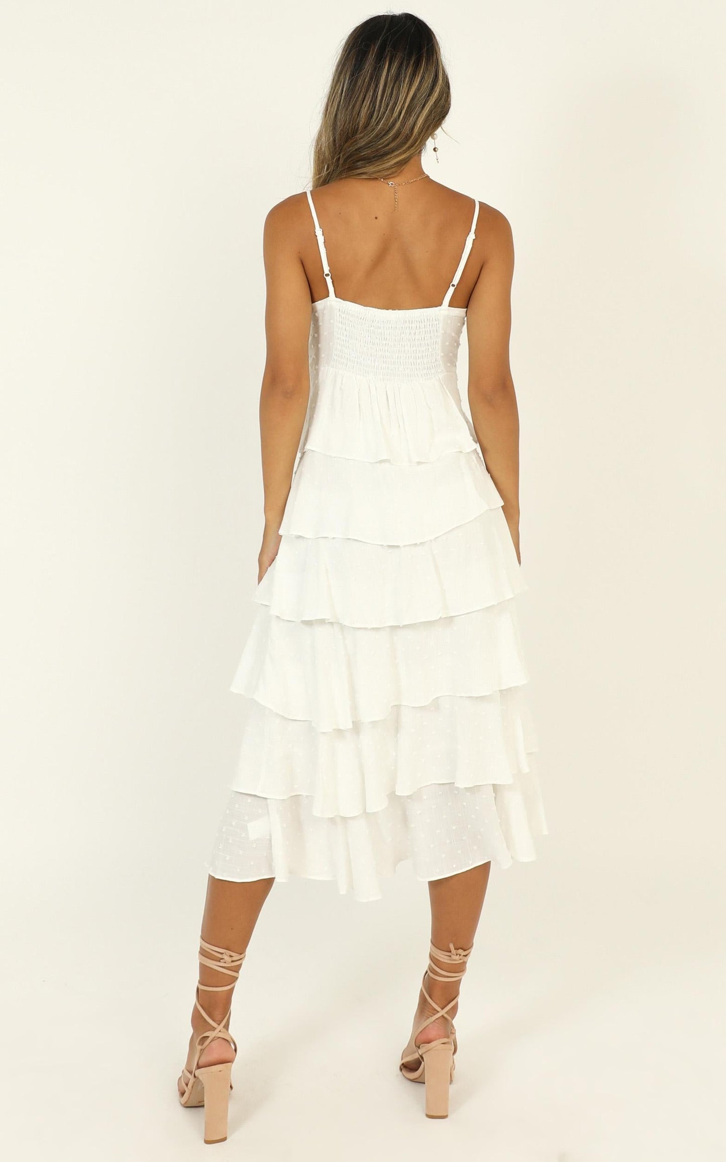 Nothing But Hope Dress In White