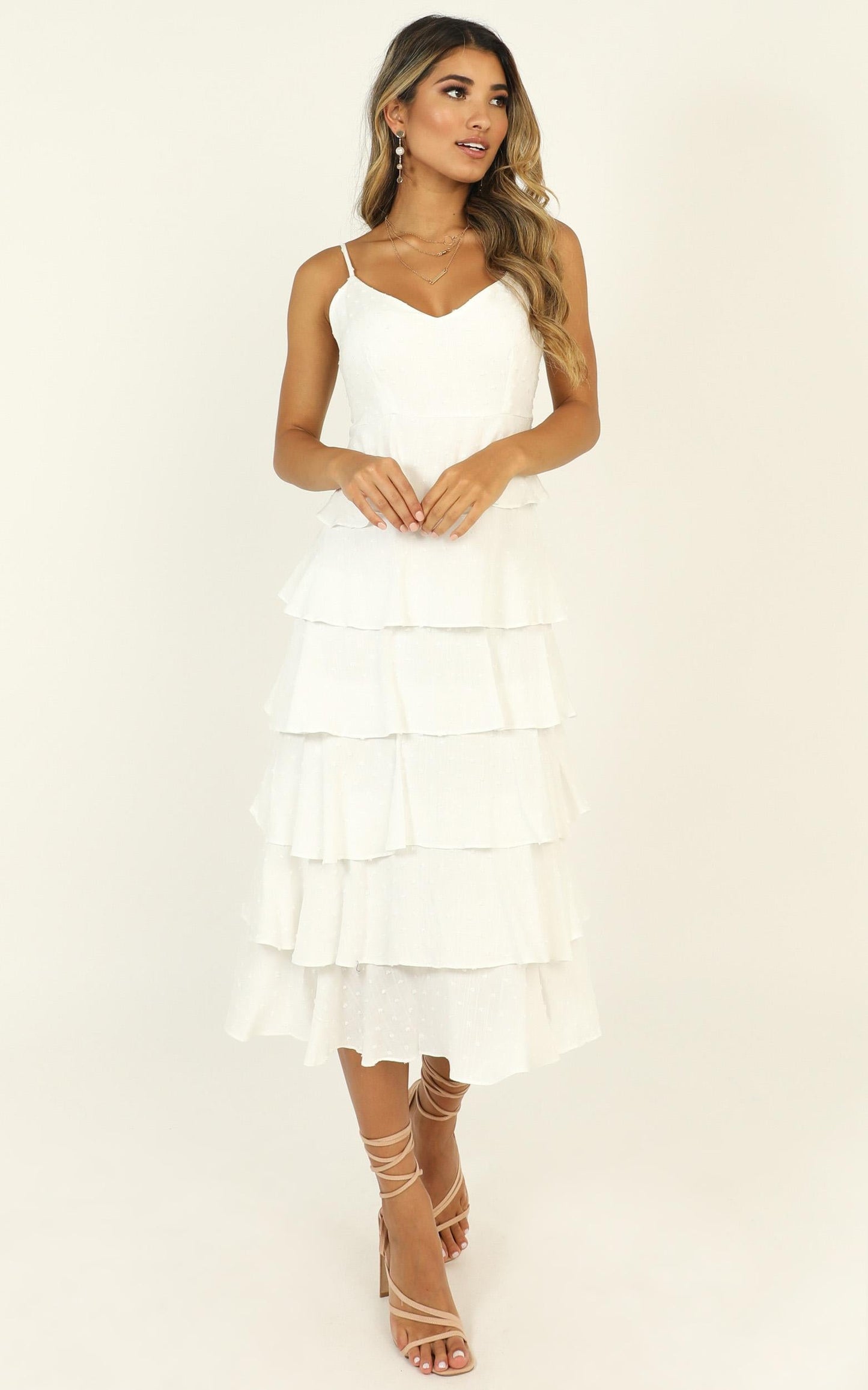 Nothing But Hope Dress In White