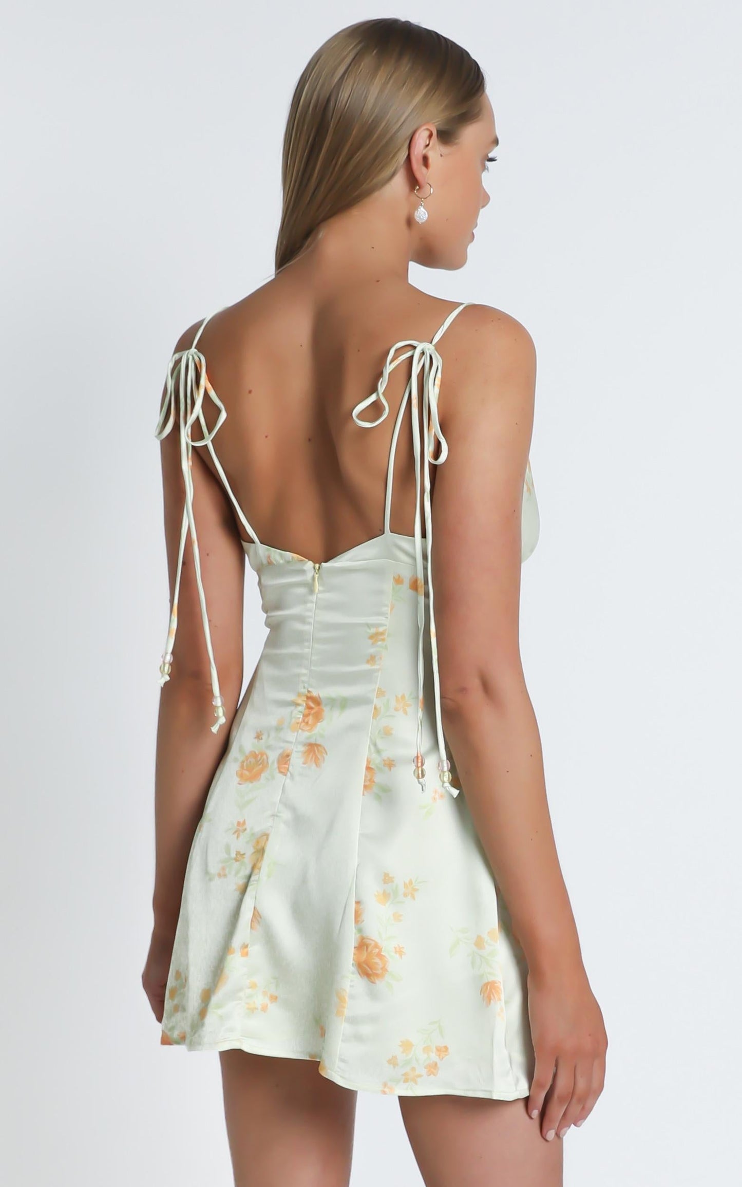 Now Im In It Dress in Yellow Floral