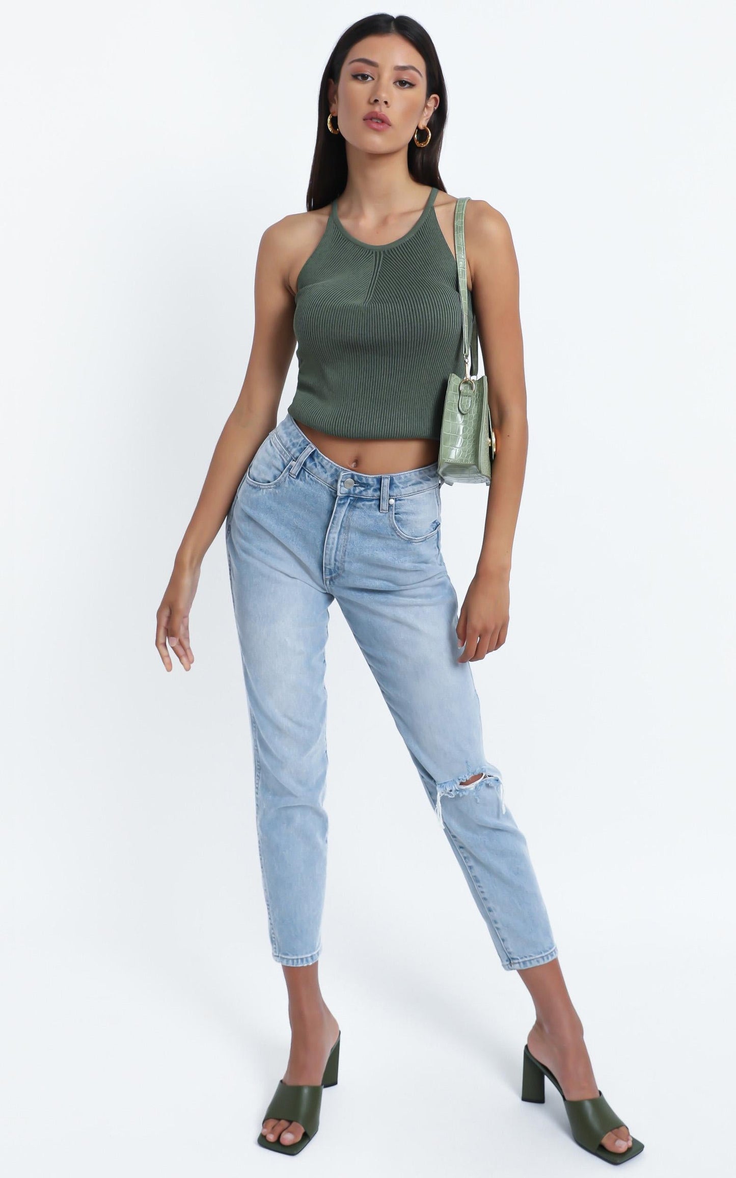 Sammy Top in Khaki