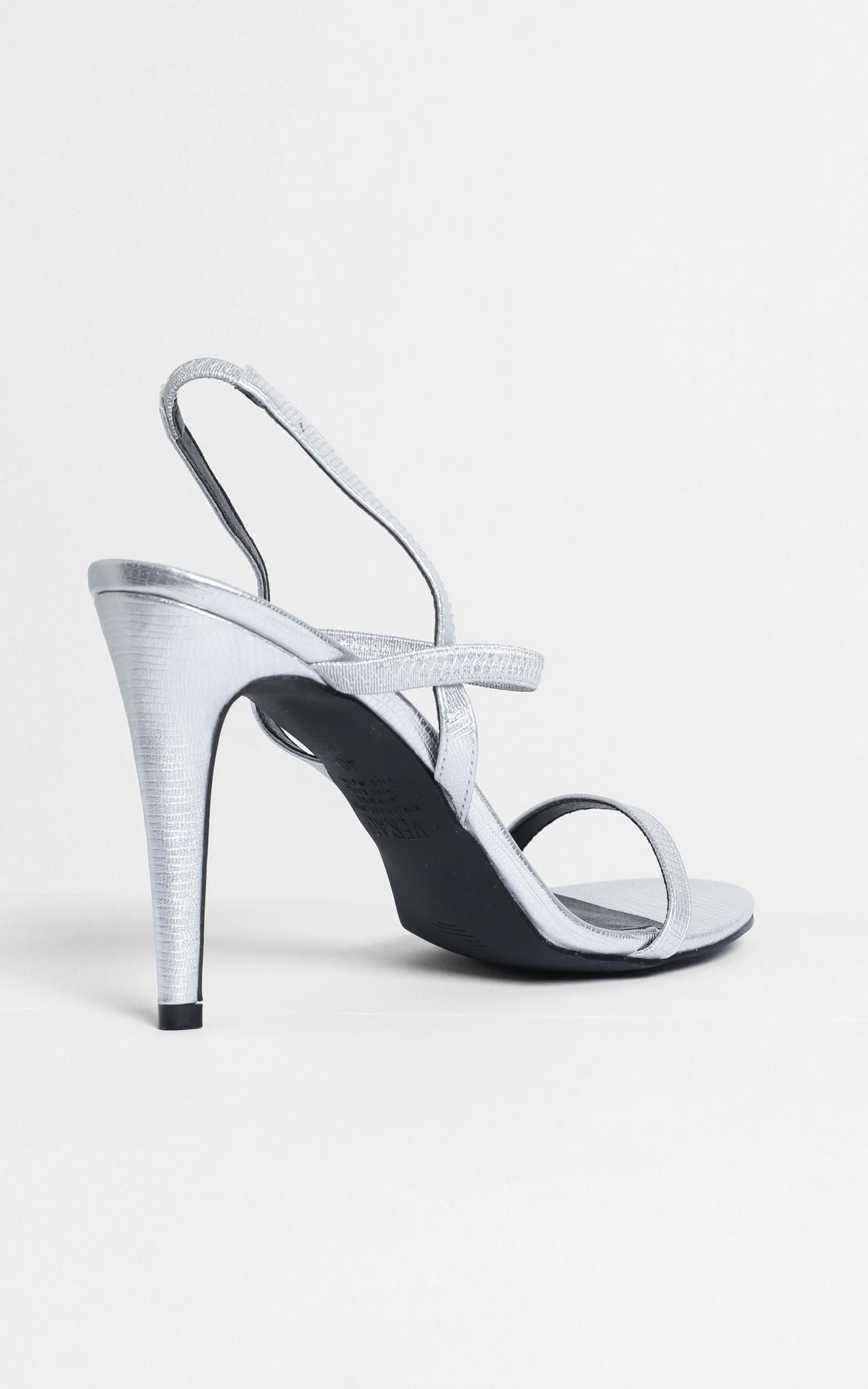 Verali - Obsess Heels In silver lizard