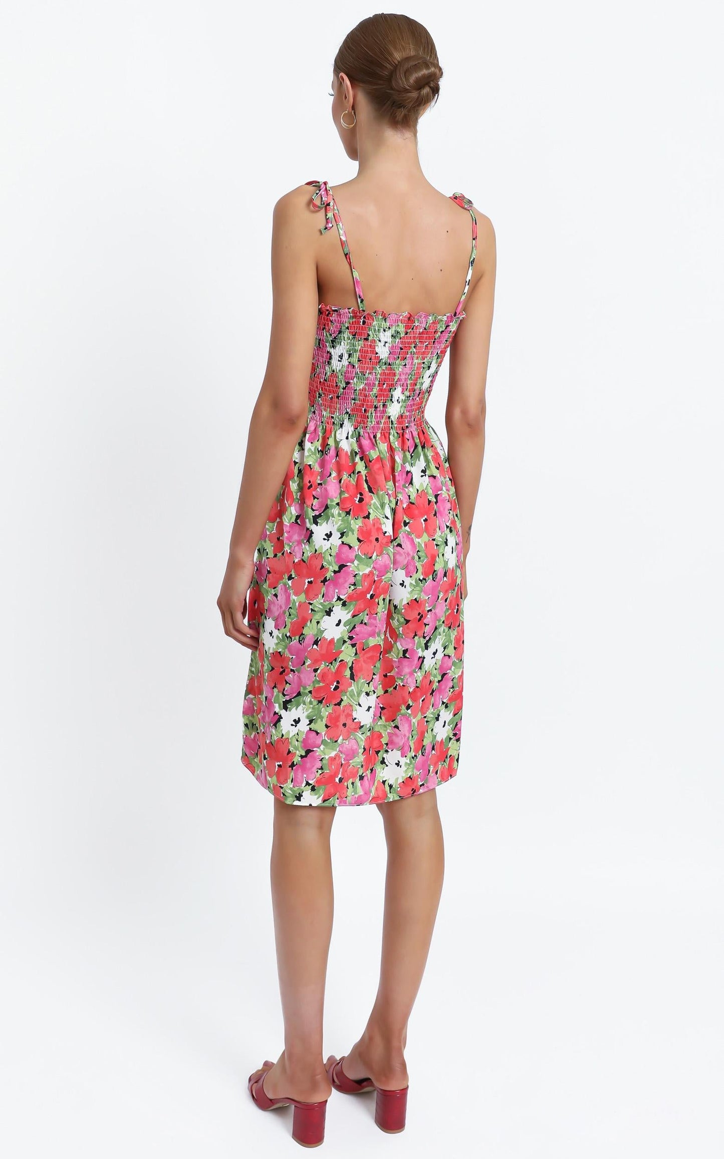 Odeelia Dress in Pink Floral