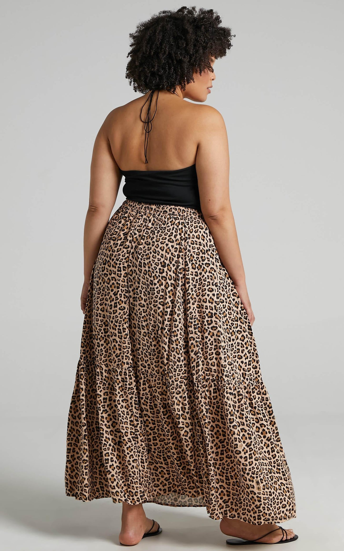 Off To Bali Skirt in Leopard Print
