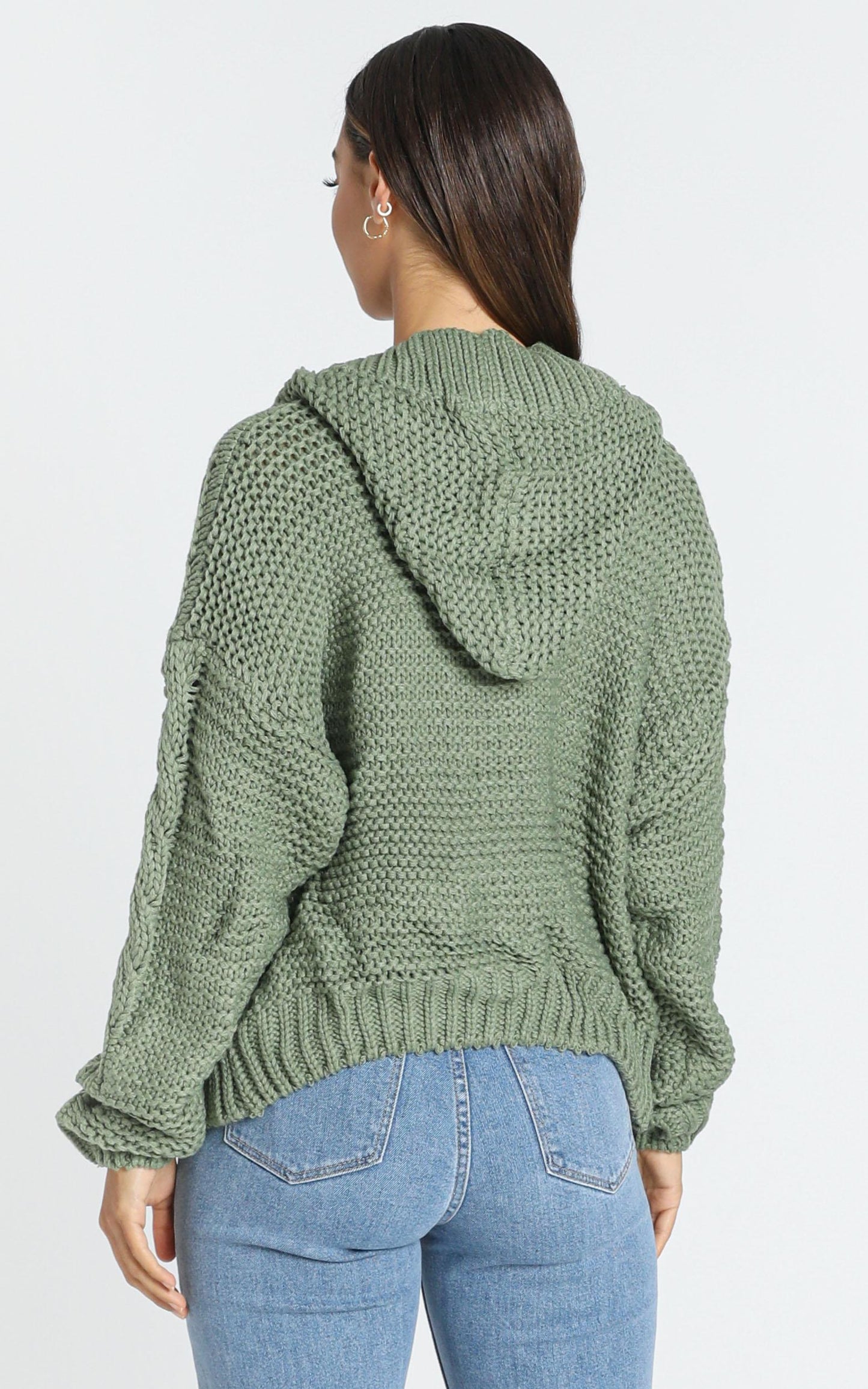Allie Cardigan in Olive