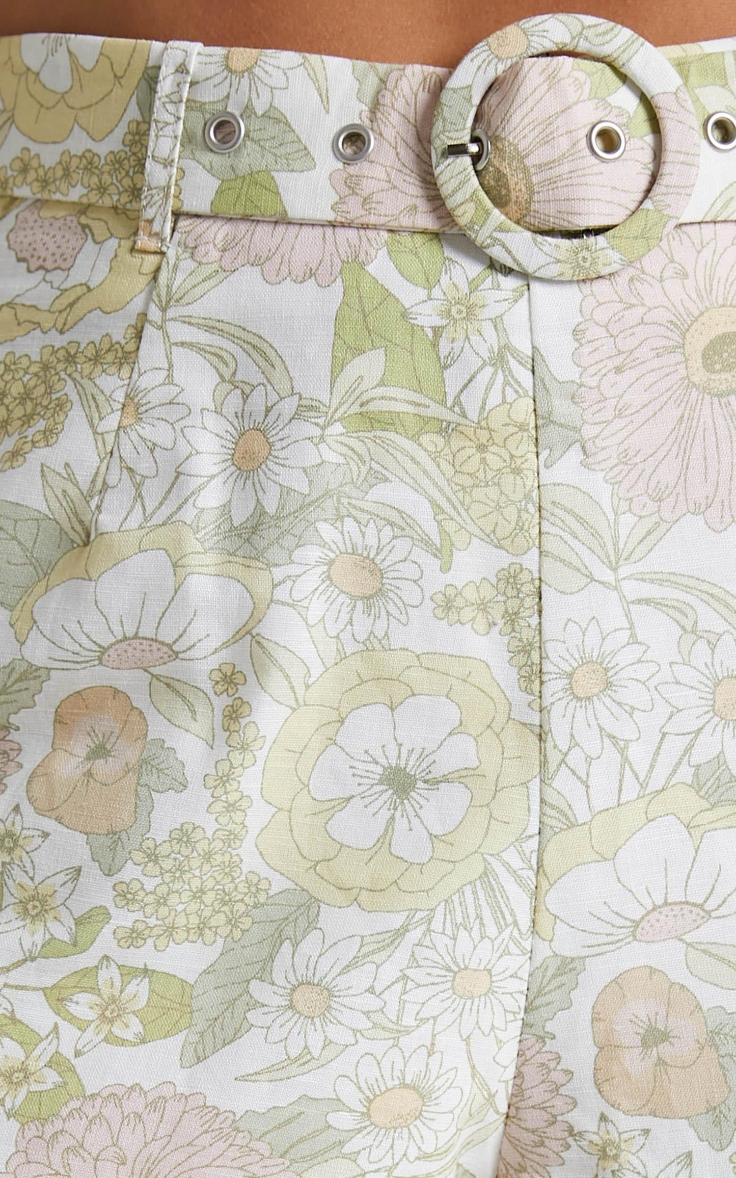 Charlie Holiday - Kelly Short in Forest Olive Floral