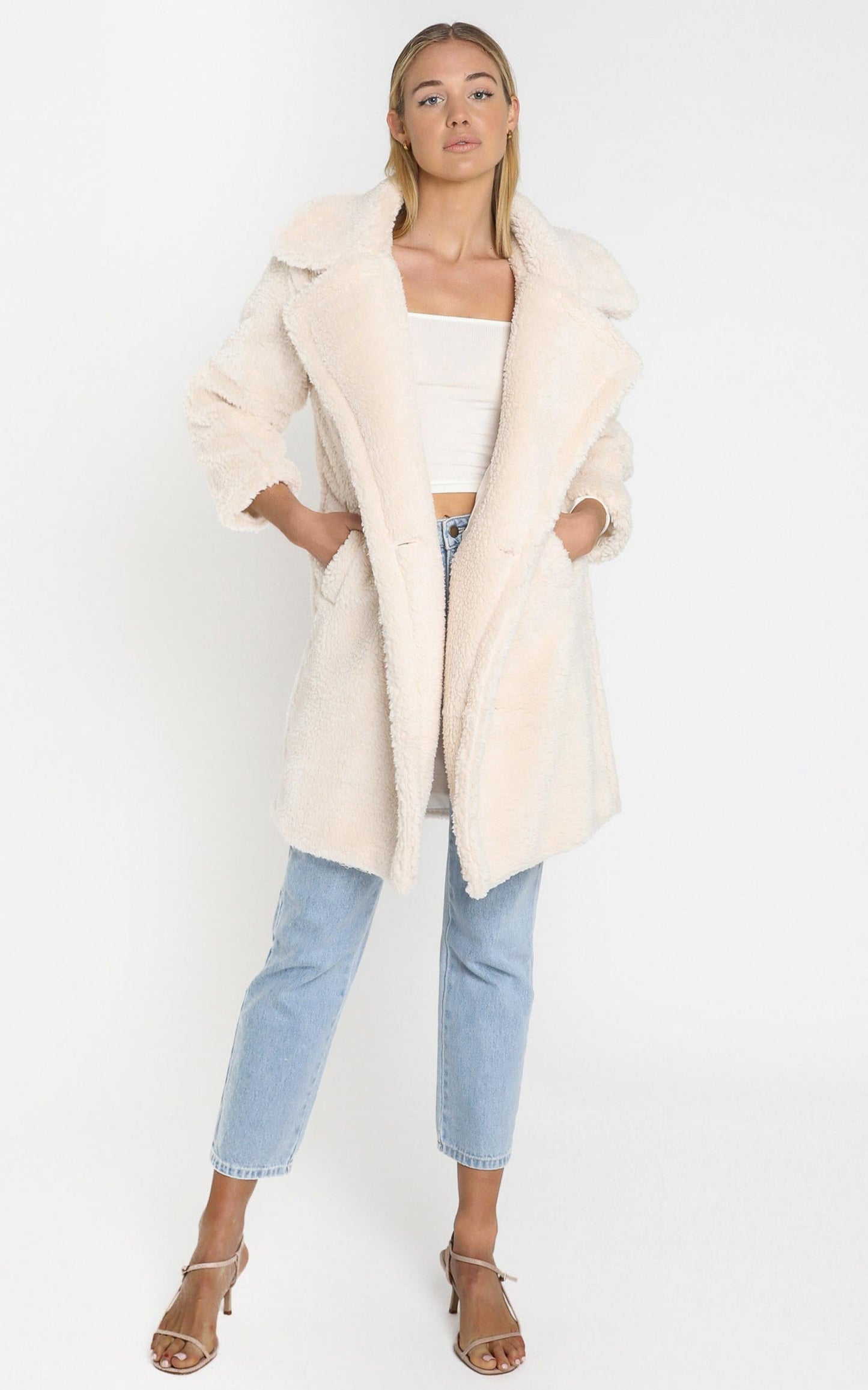 Olwen Coat in Cream
