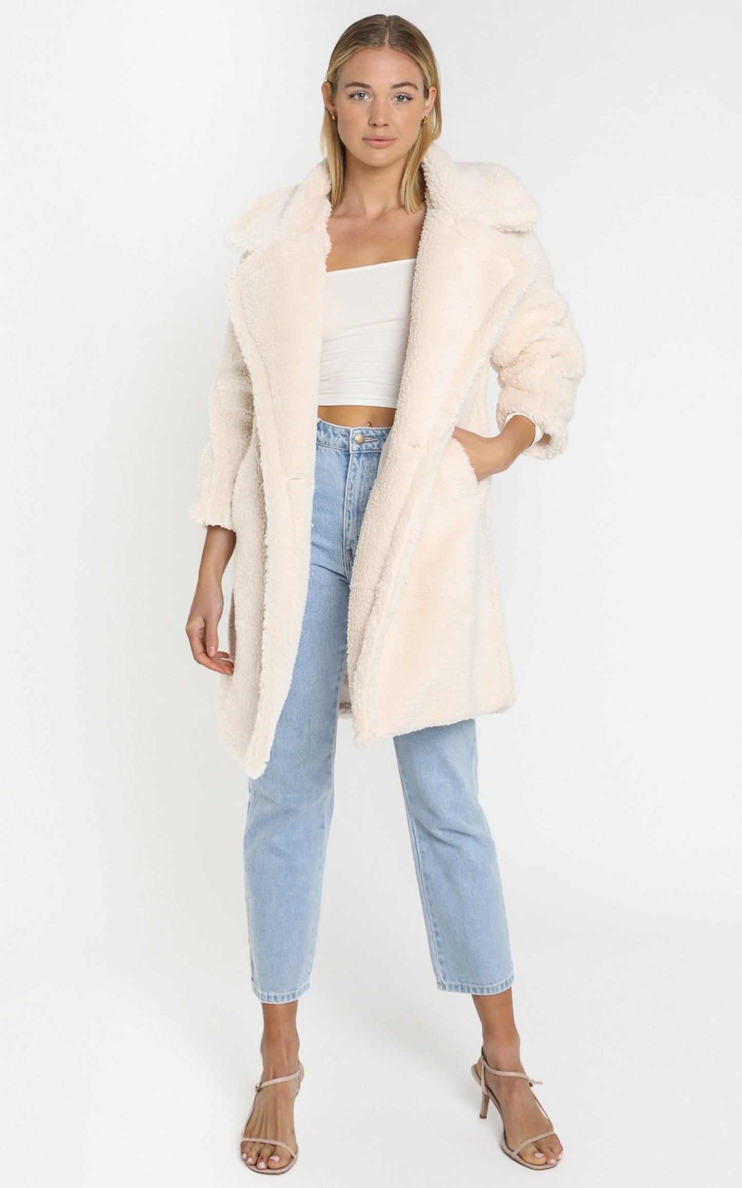 Olwen Coat in Cream