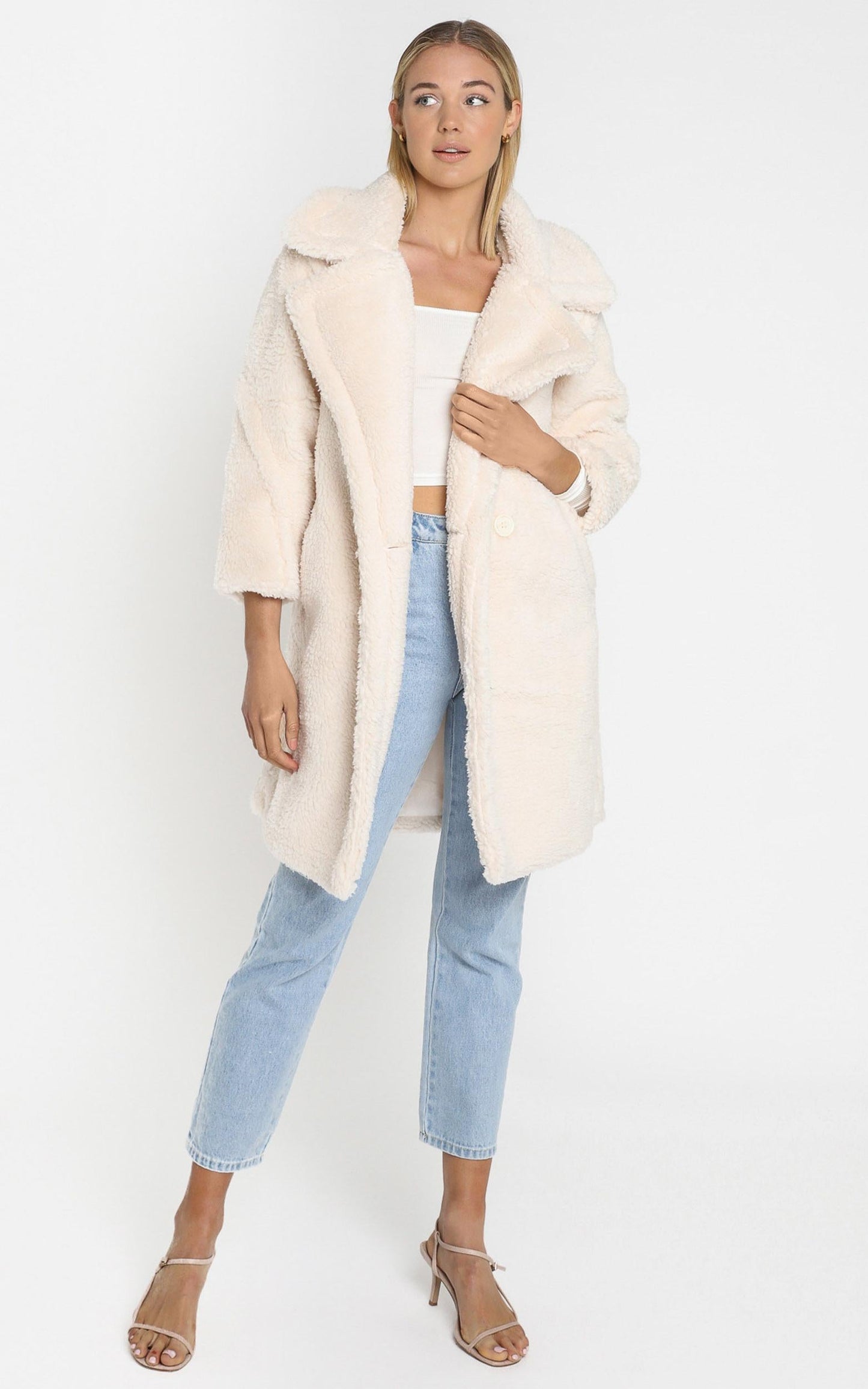 Olwen Coat in Cream